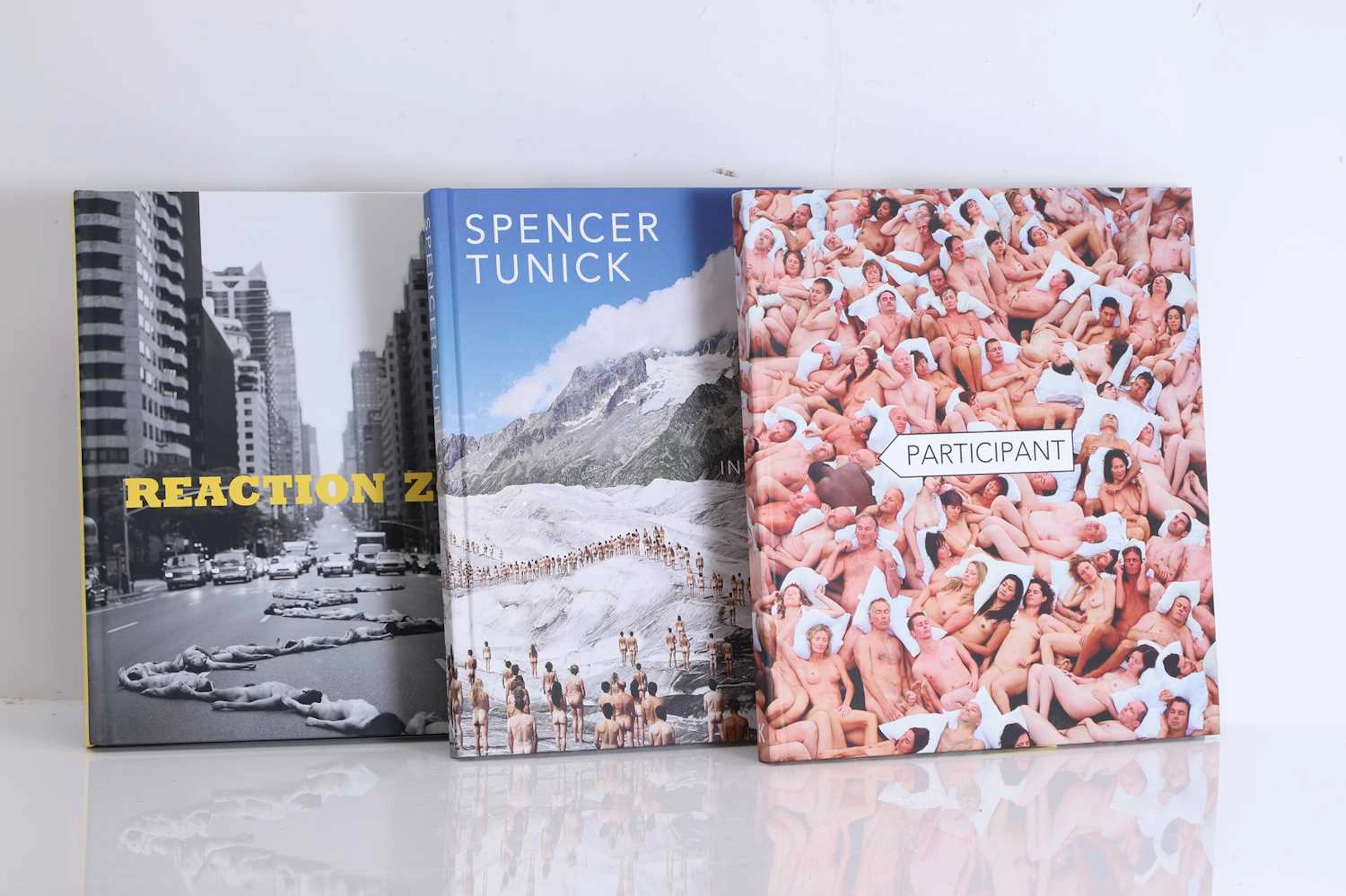 A complete set of three limited edition Spencer Tunick art photography books