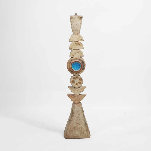 ▲ Bernard Rooke (b.1938) A stoneware lamp base