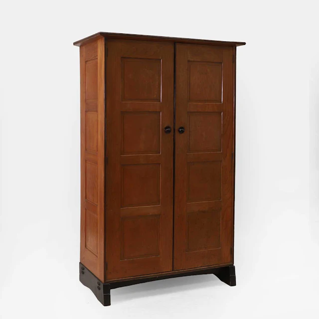 Peter Waals (Dutch, 1870-1937) an Arts and Crafts wardrobe
