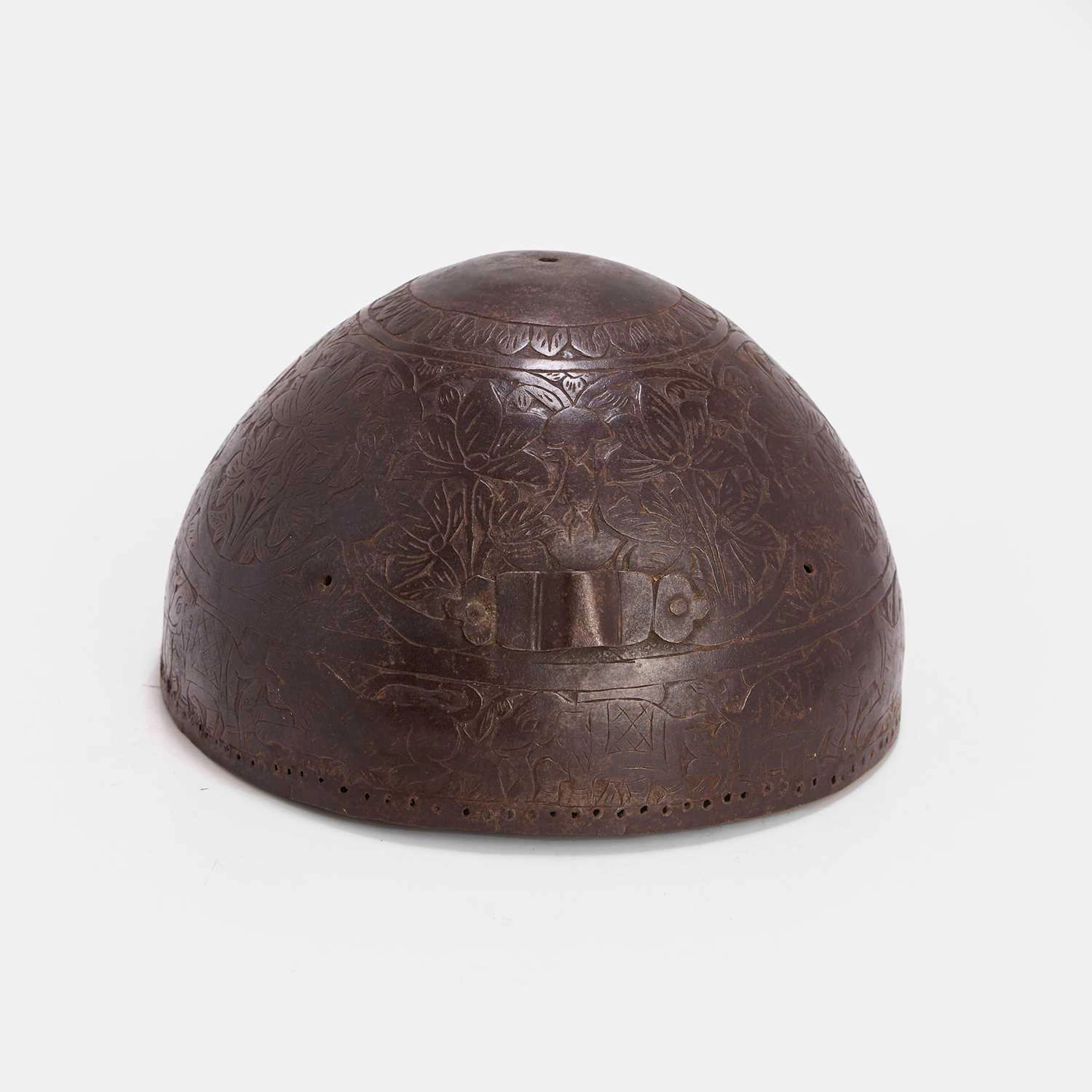 A Qajar steel helmet 19th century, Iran
