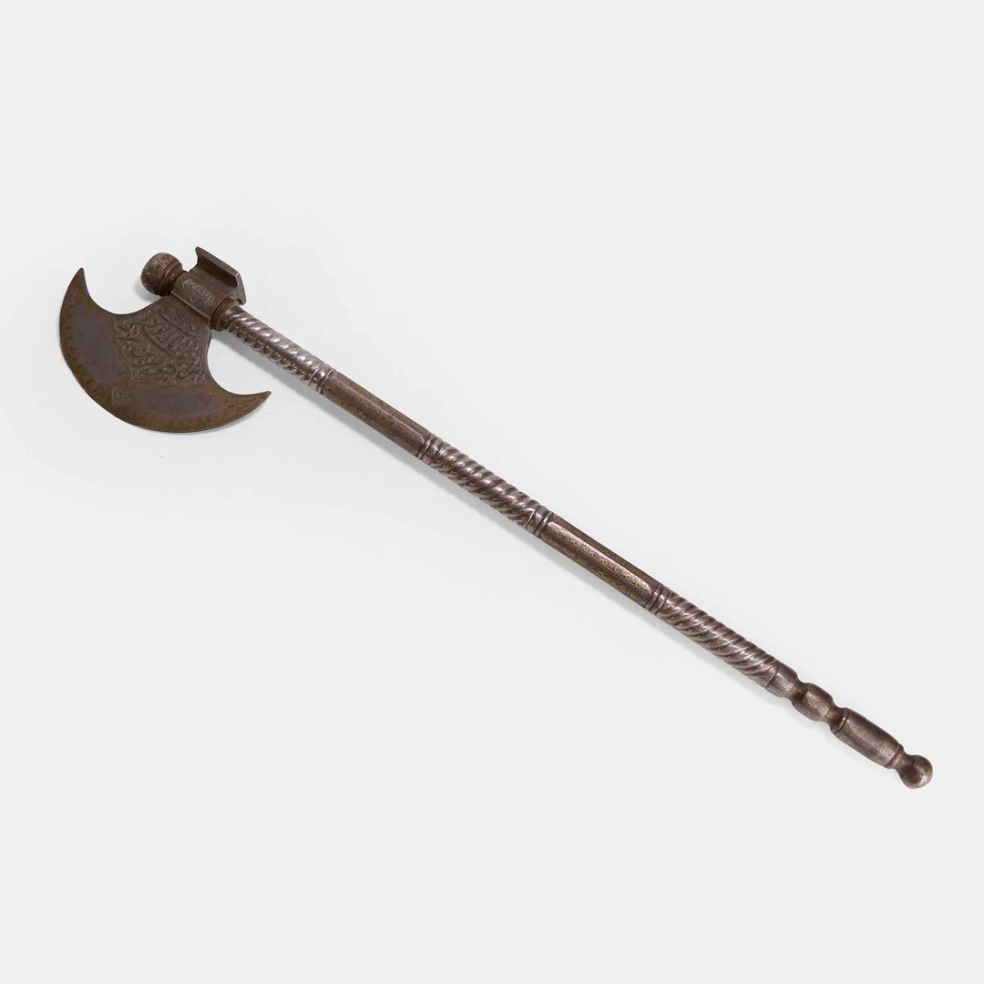 A Persian axe 'sare-h tabar' 19th century
