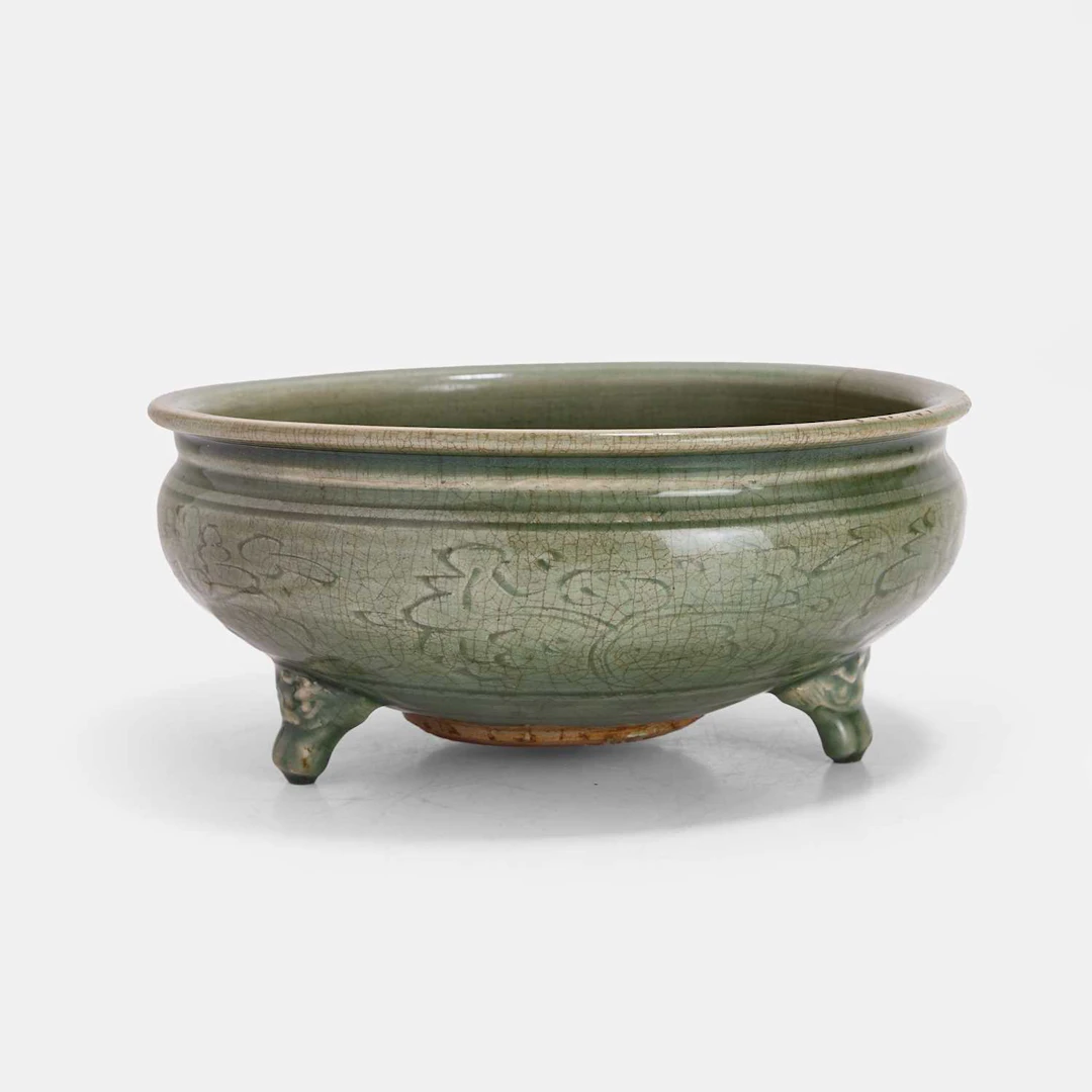 A Chinese celadon incense burner Ming dynasty (1368-1644)