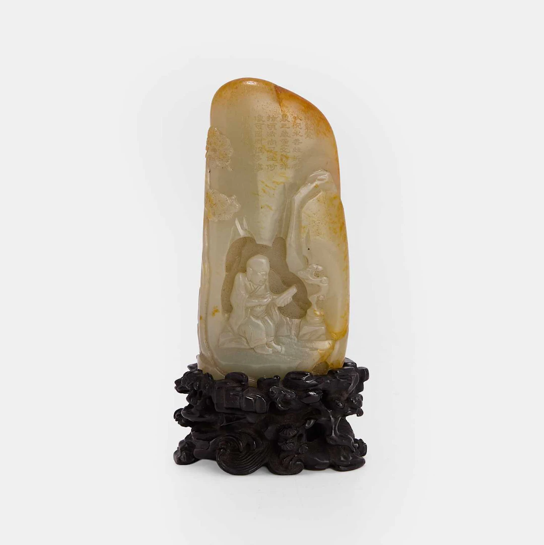 A Chinese jade boulder Qianlong (1736-1795)