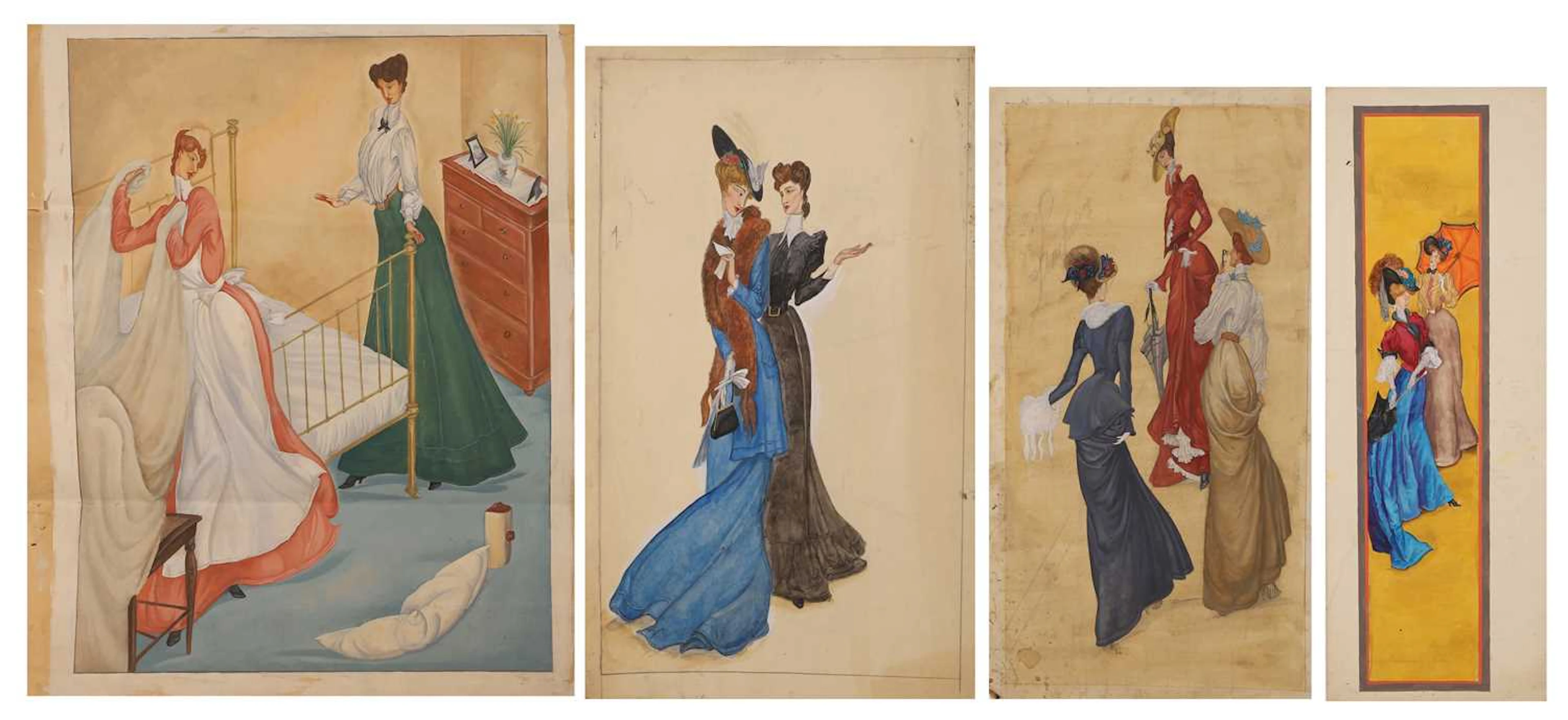 Albert Victor Ormsby Wood (Irish-British, 1904-1977) A group of four