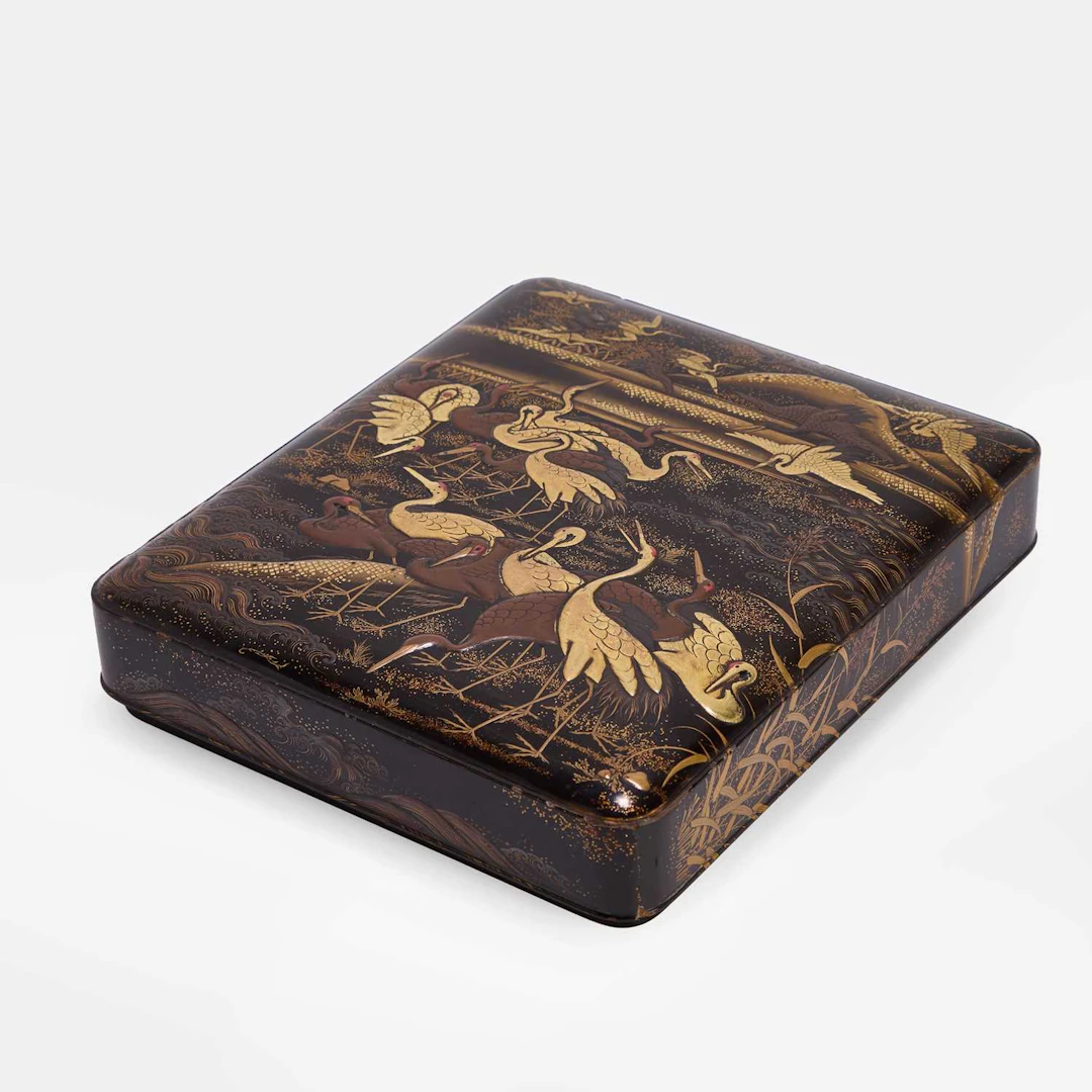 A Japanese lacquer suzuribako 19th-20th century