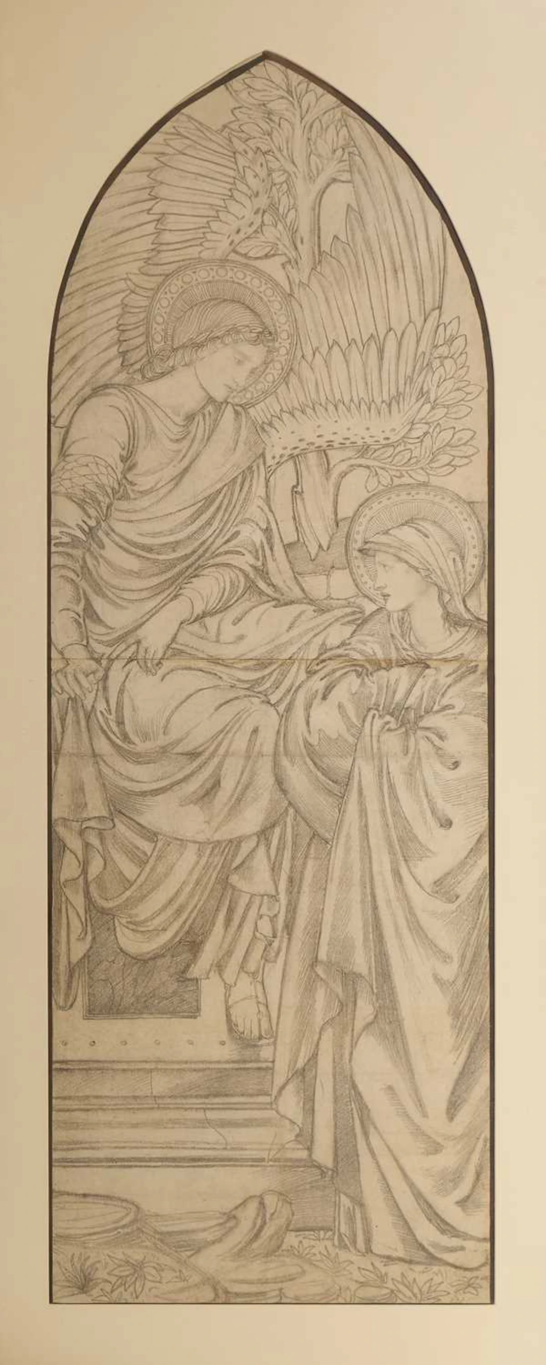 Follower of Sir Edward Coley Burne-Jones The Annunciation