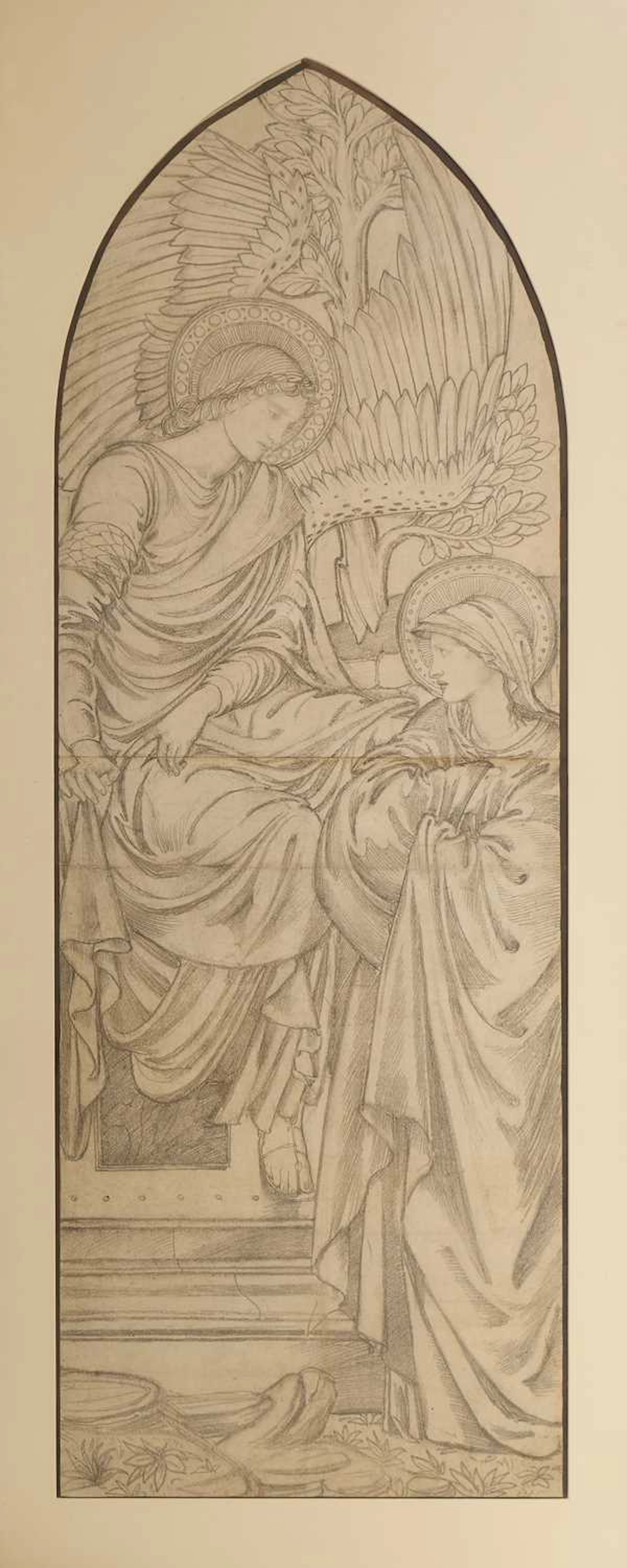 Follower of Sir Edward Coley Burne-Jones The Annunciation