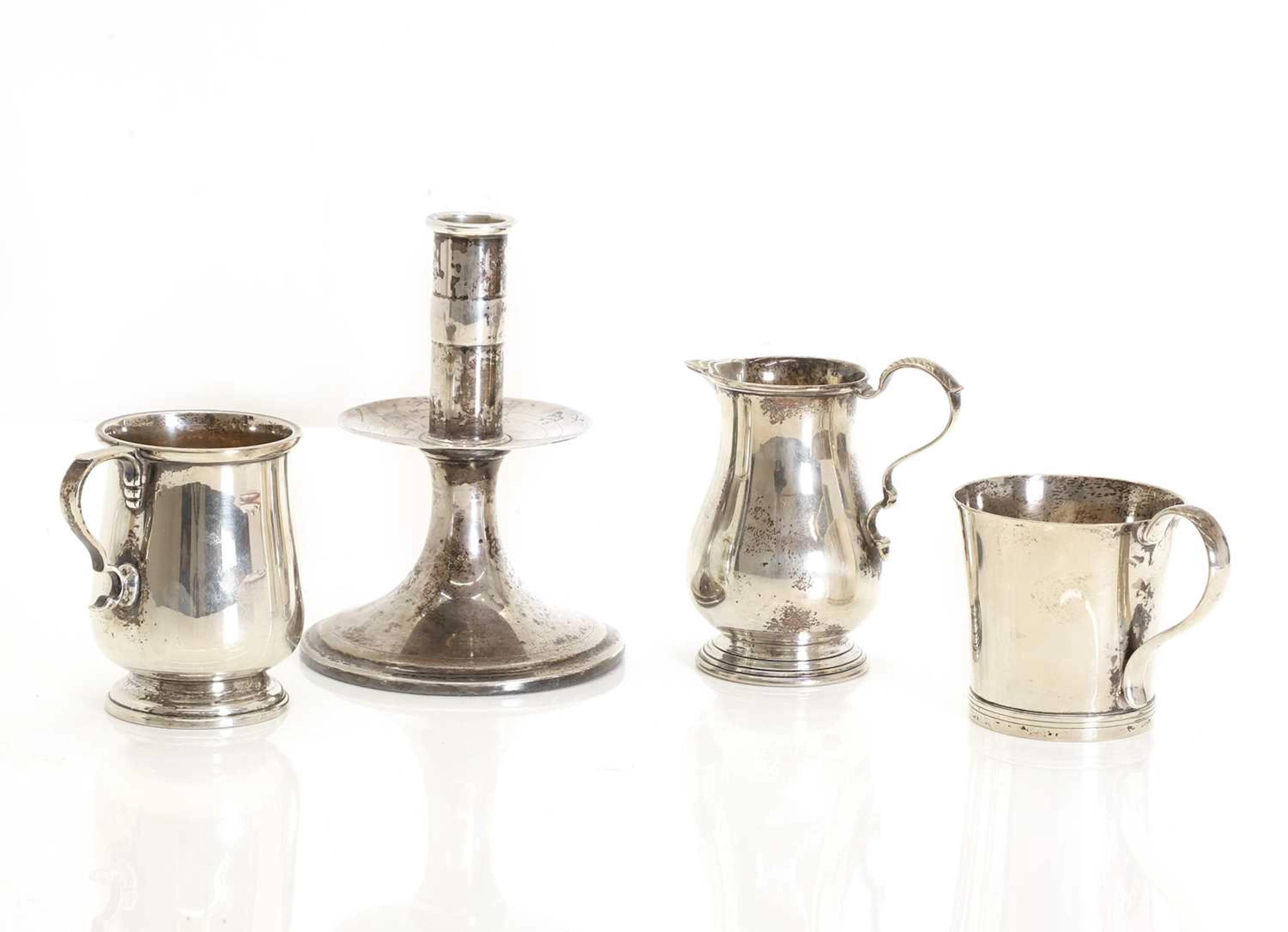 Four American sterling silver items