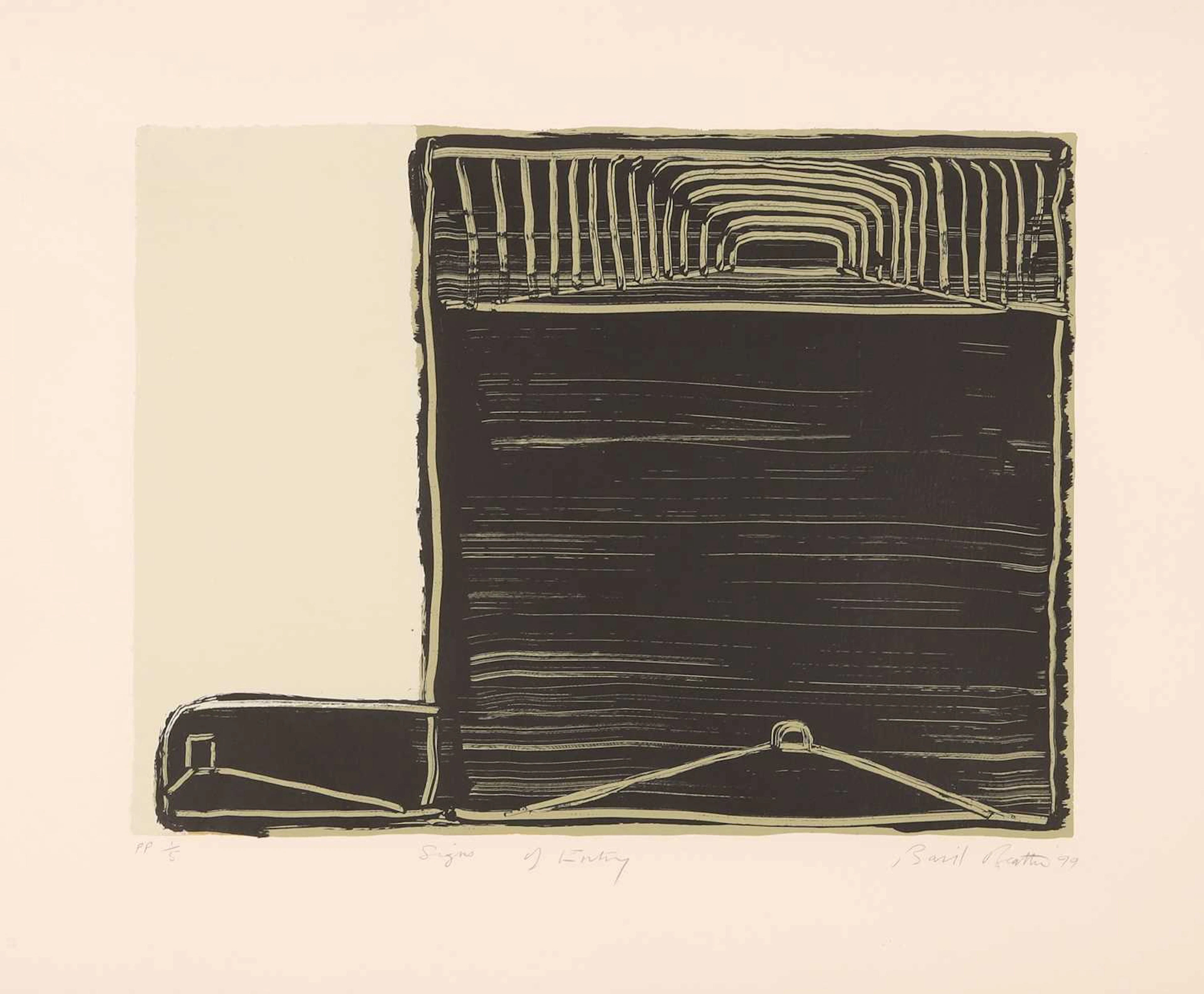▲ Basil Beattie RA (British, b.1935) 'Signs of Entry'