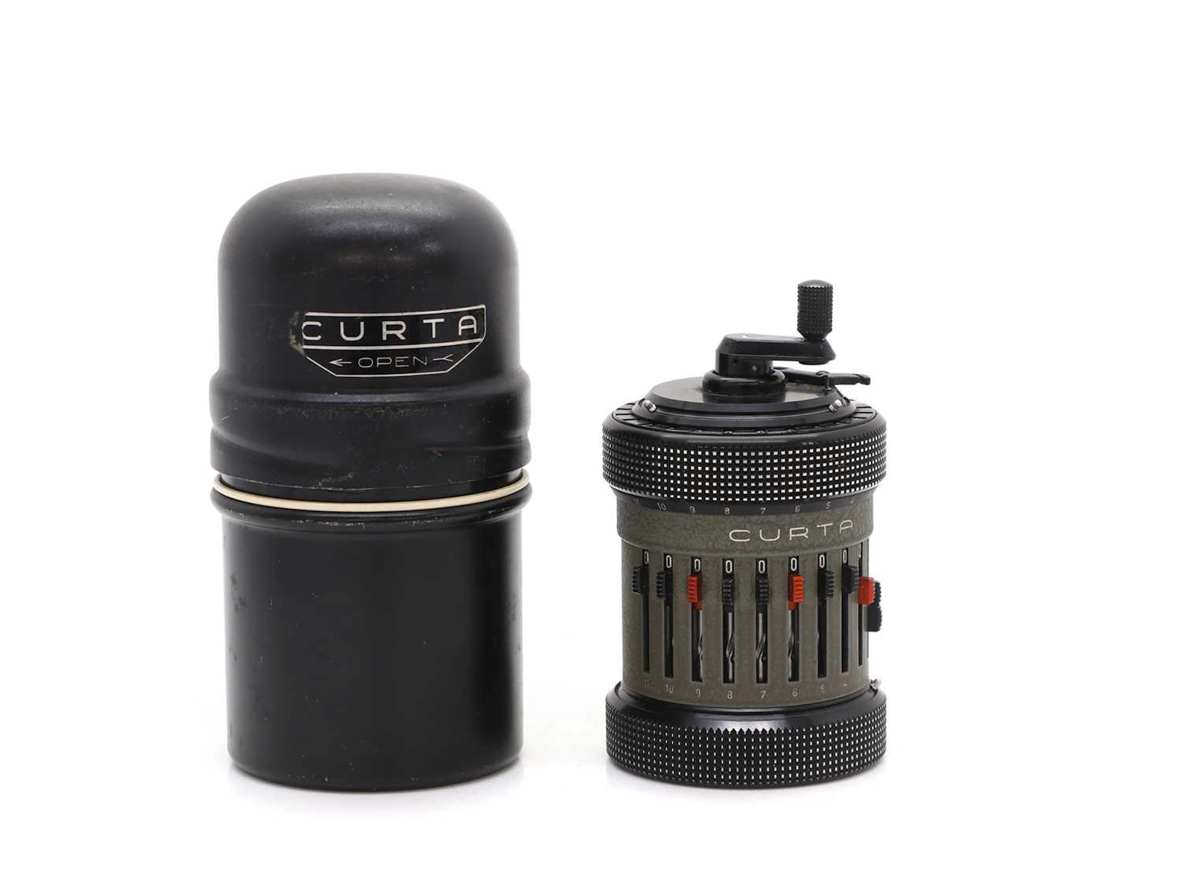 A Curta type II calculator