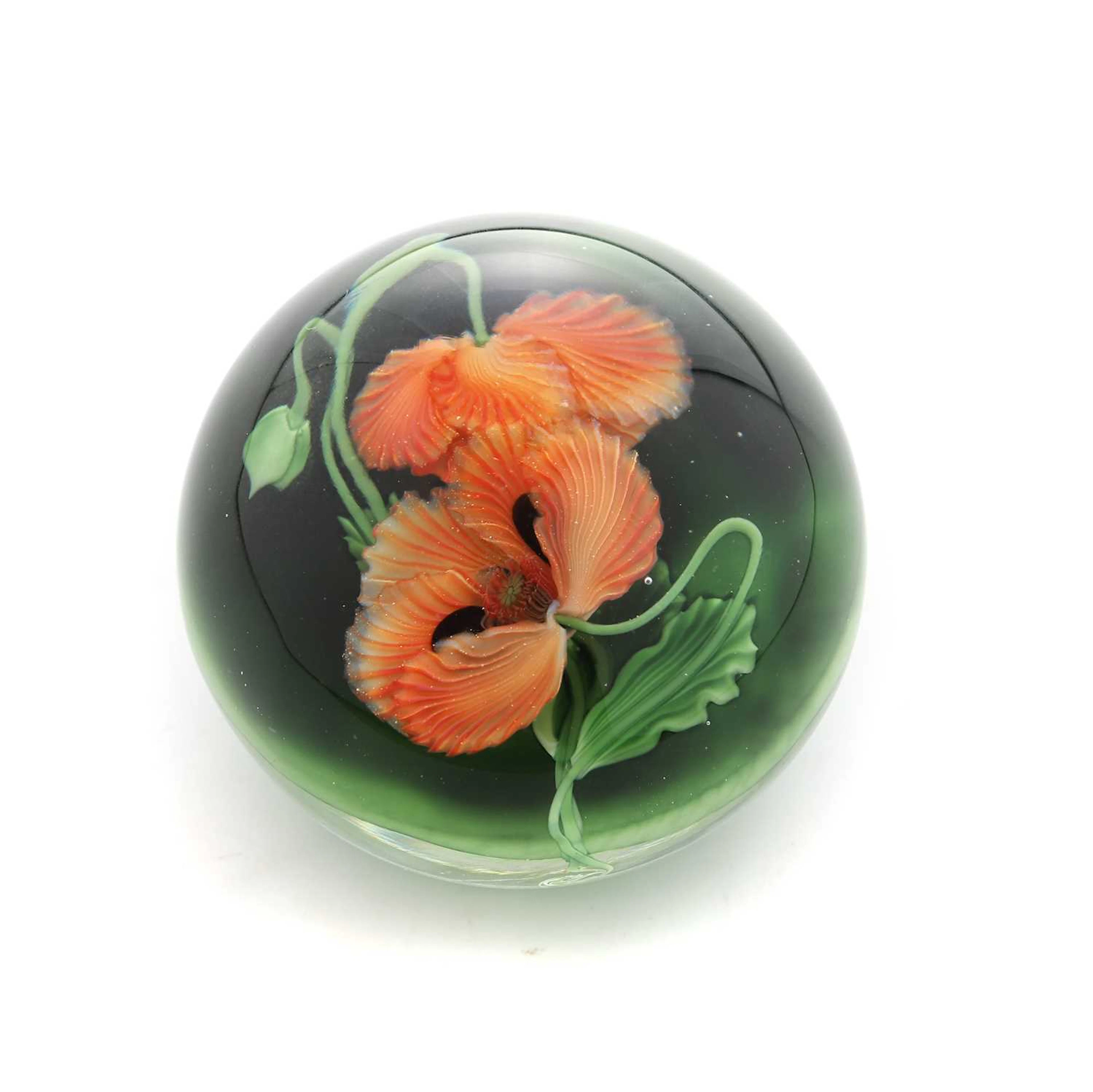 Daniel Salazar (American, b.1956) for Lundberg Studios a glass paperweight
