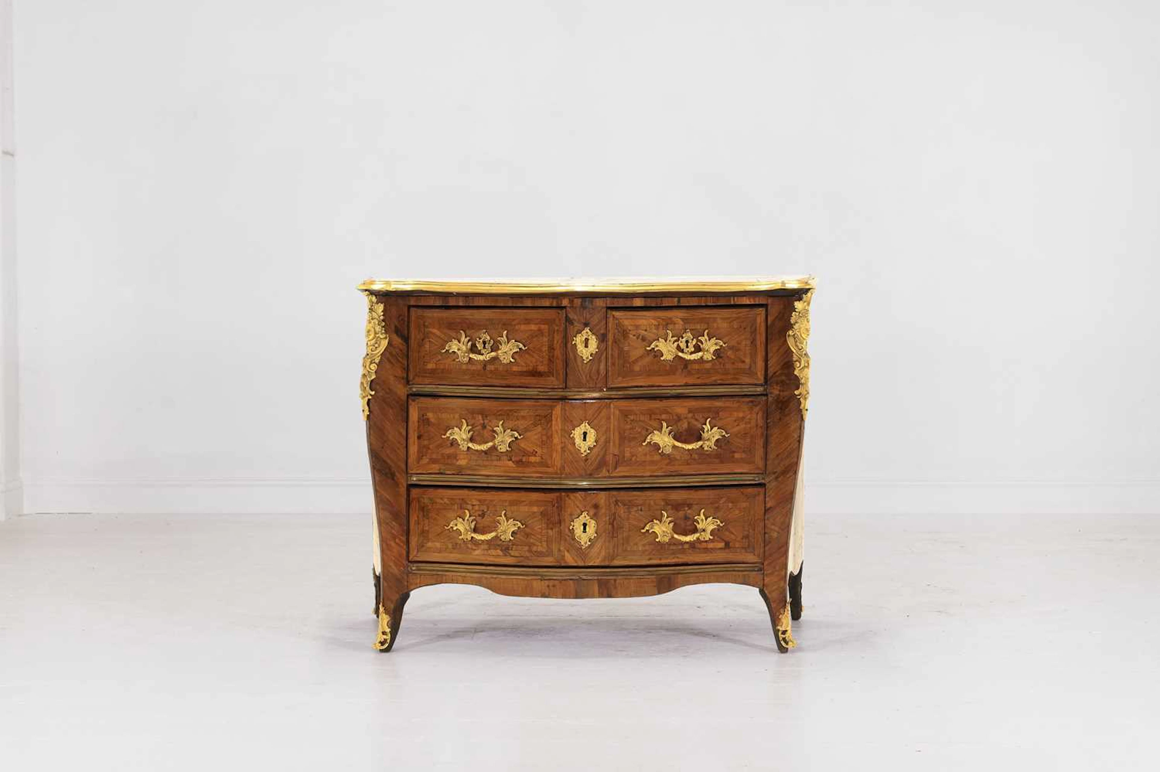 A Louis XV kingwood and ormolu commode