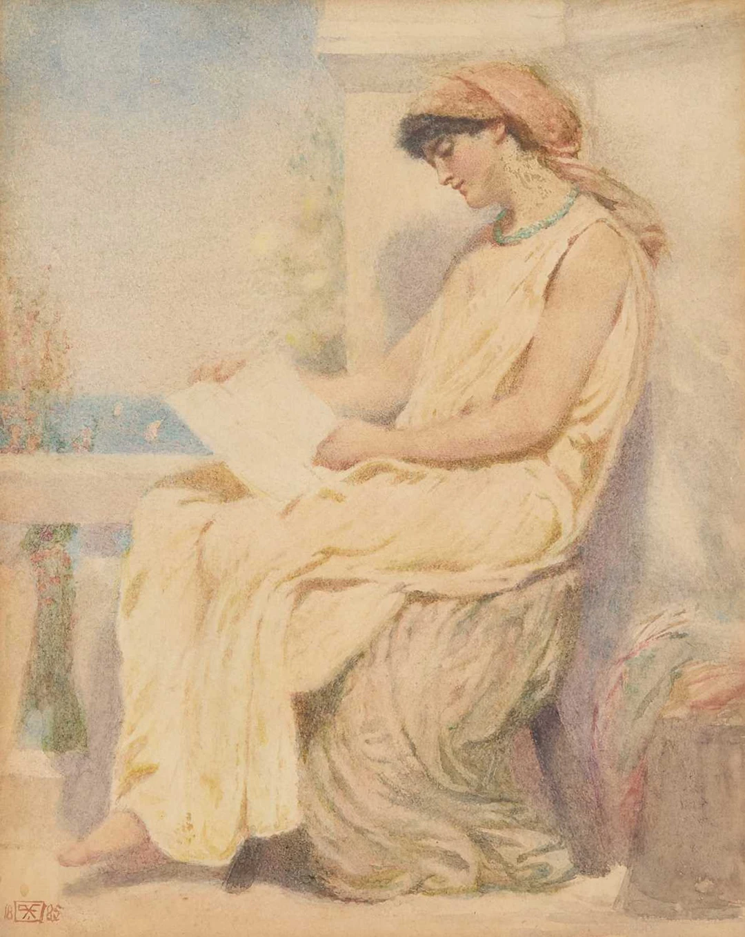 Robert Fowler (British, 1853-1926) 'The Reader'