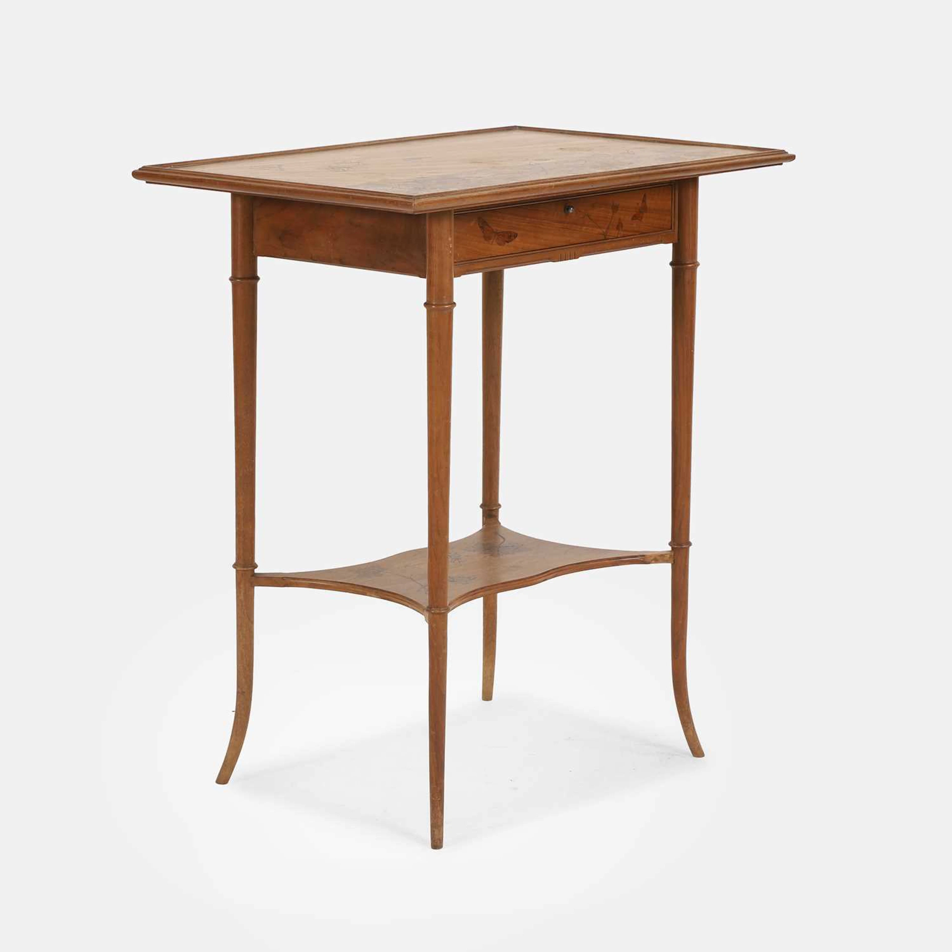 Louis Majorelle (French, 1859-1926) a beech side table