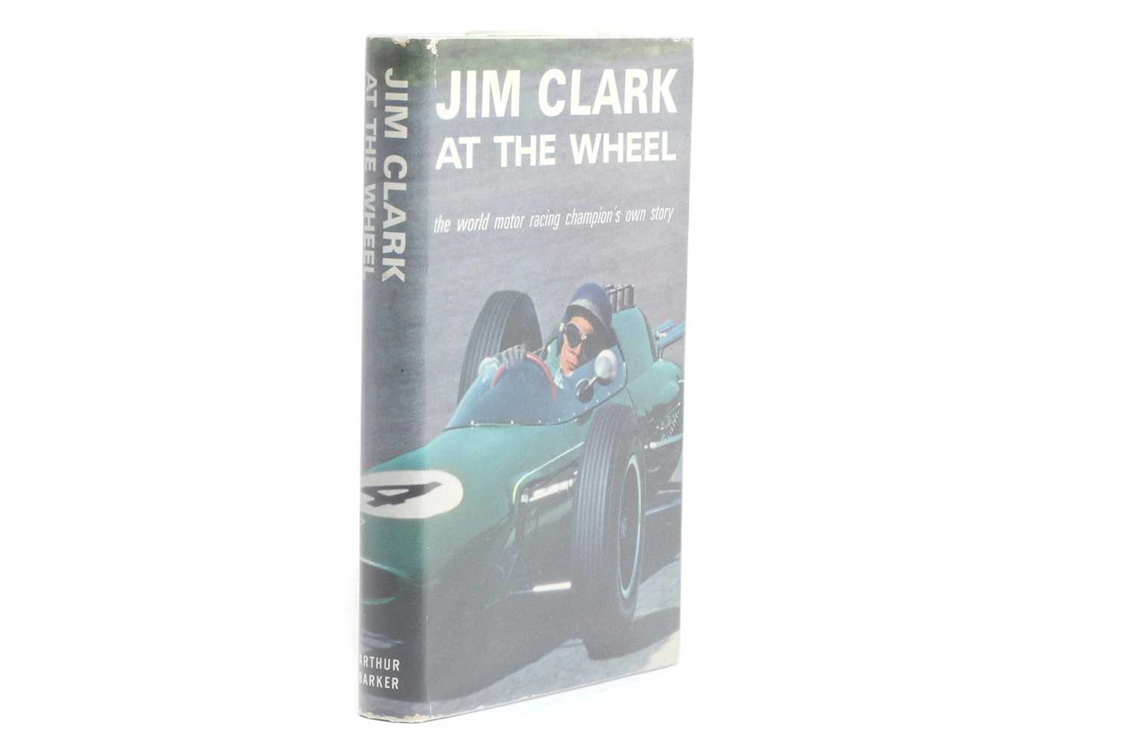 CLARK, Jim (Signed): Jim Clark at the Wheel