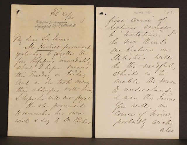 Florence NIGHTINGALE- Autograph Letter INITIALLED (To Sir James Clark).