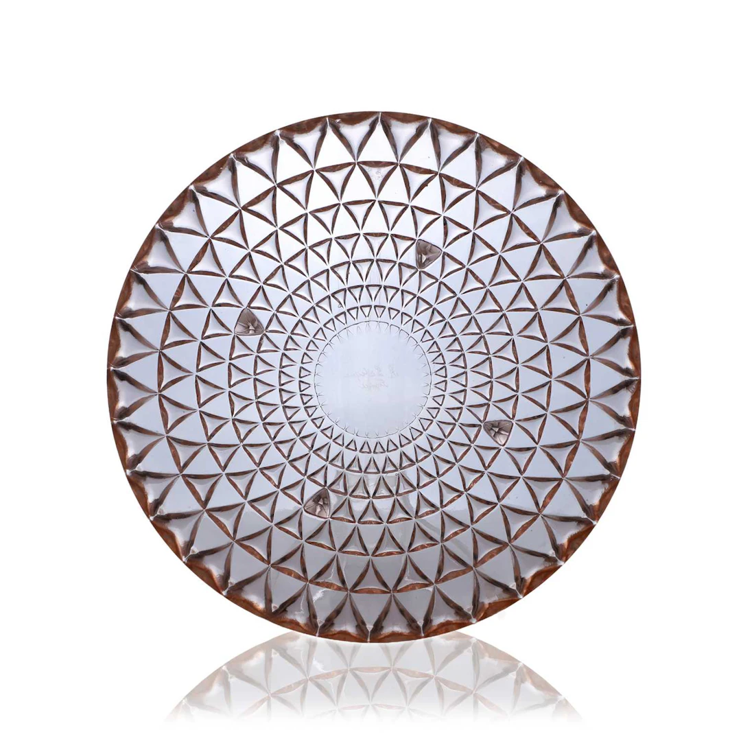 René Lalique (French, 1860-1945) a 'Rosace' bowl, No. 409, designed in 1930