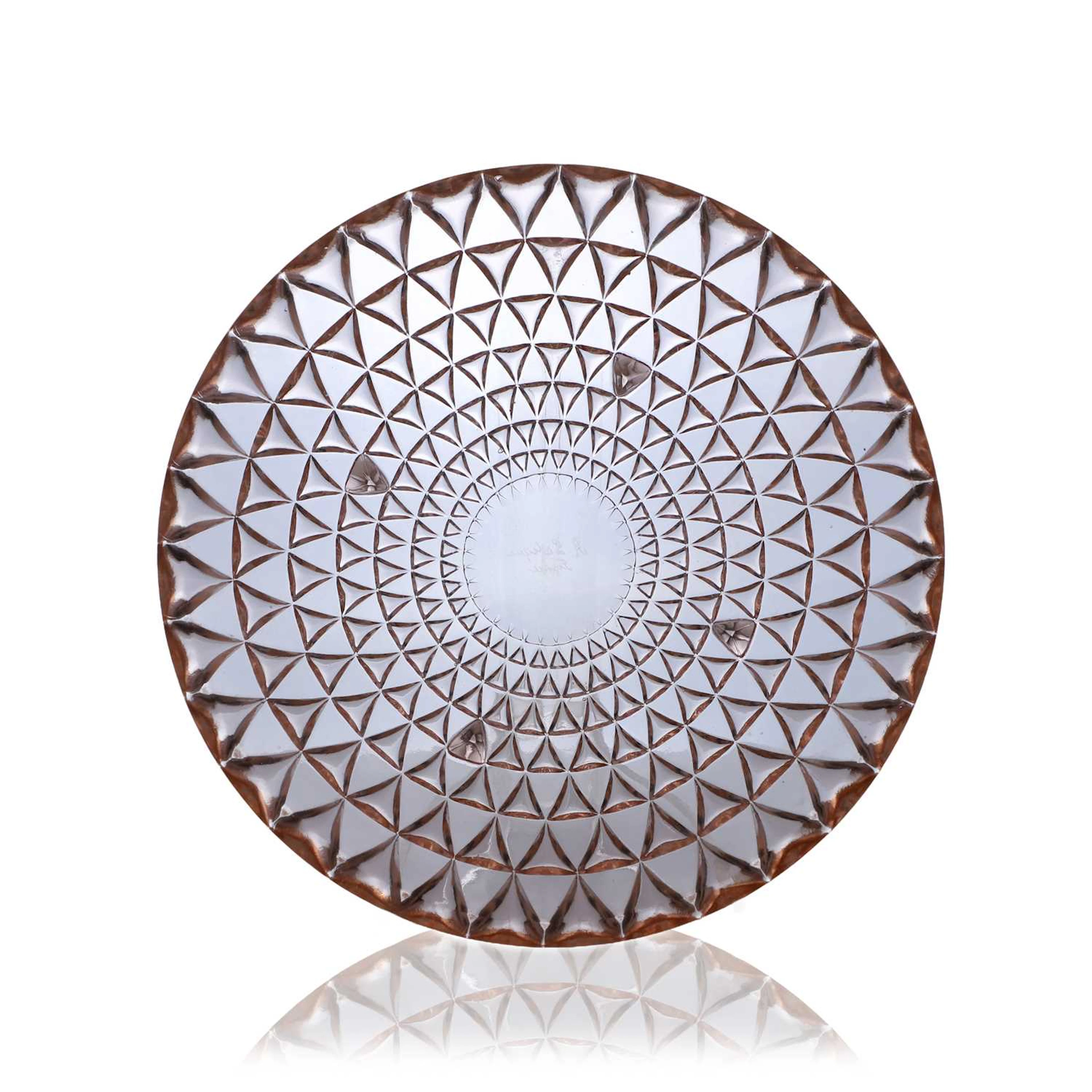 René Lalique (French, 1860-1945) a 'Rosace' bowl, No. 409, designed in 1930