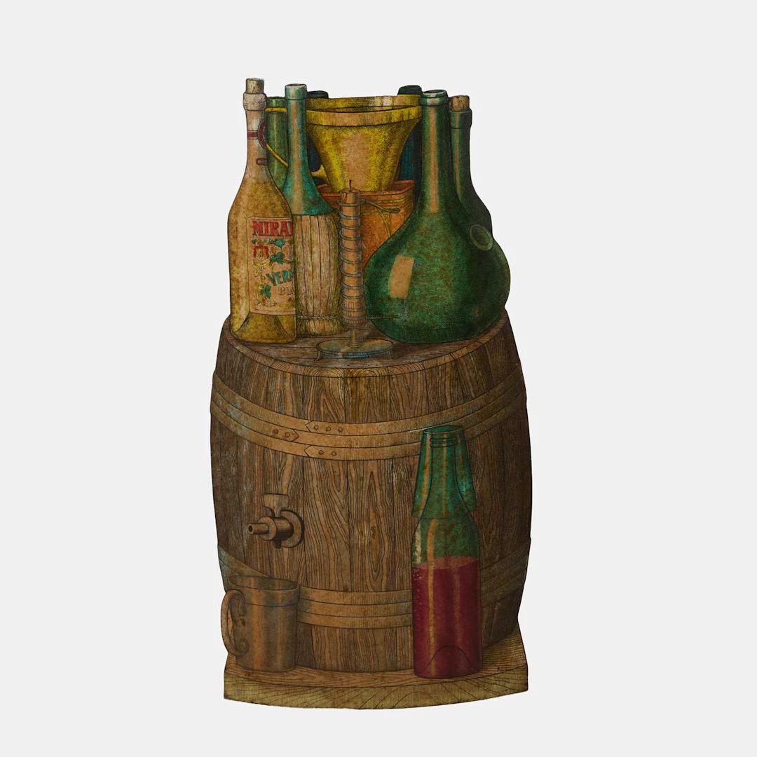 ▲ Piero Fornasetti (Italian, 1913-1988) an umbrella stand