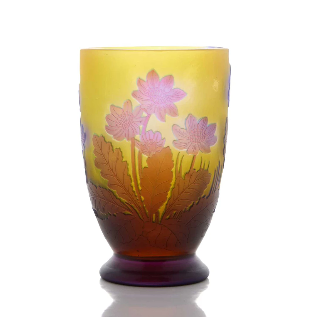 Émile Gallé (French, 1846-1904) a cameo glass vase, early 20th century, French