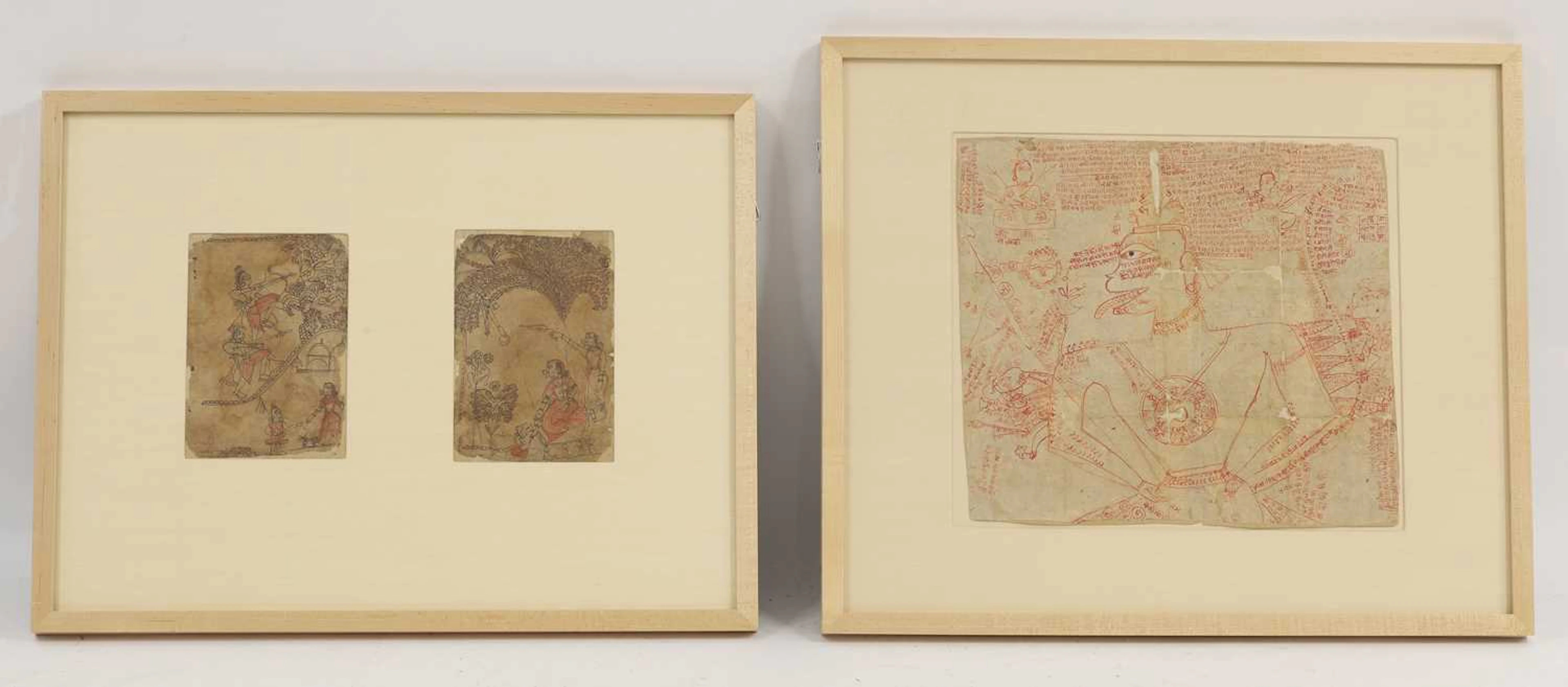 Three Indian drawings