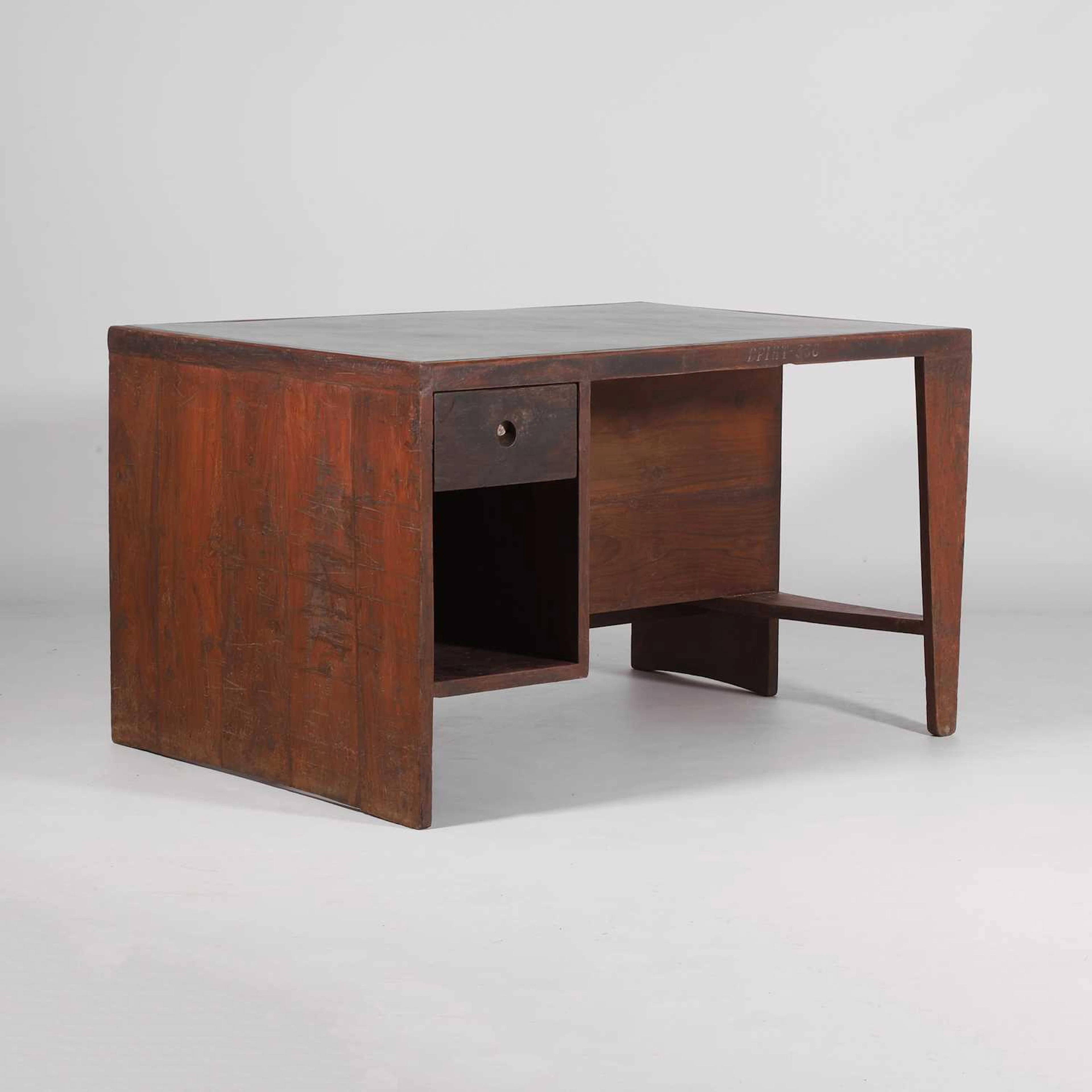 Pierre Jeanneret (Swiss, 1896-1967) A 'PJ-BU-02-A' or 'Pigeonhole' desk