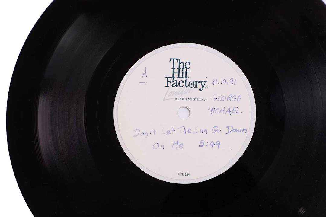 George Michael a 7-inch acetate single