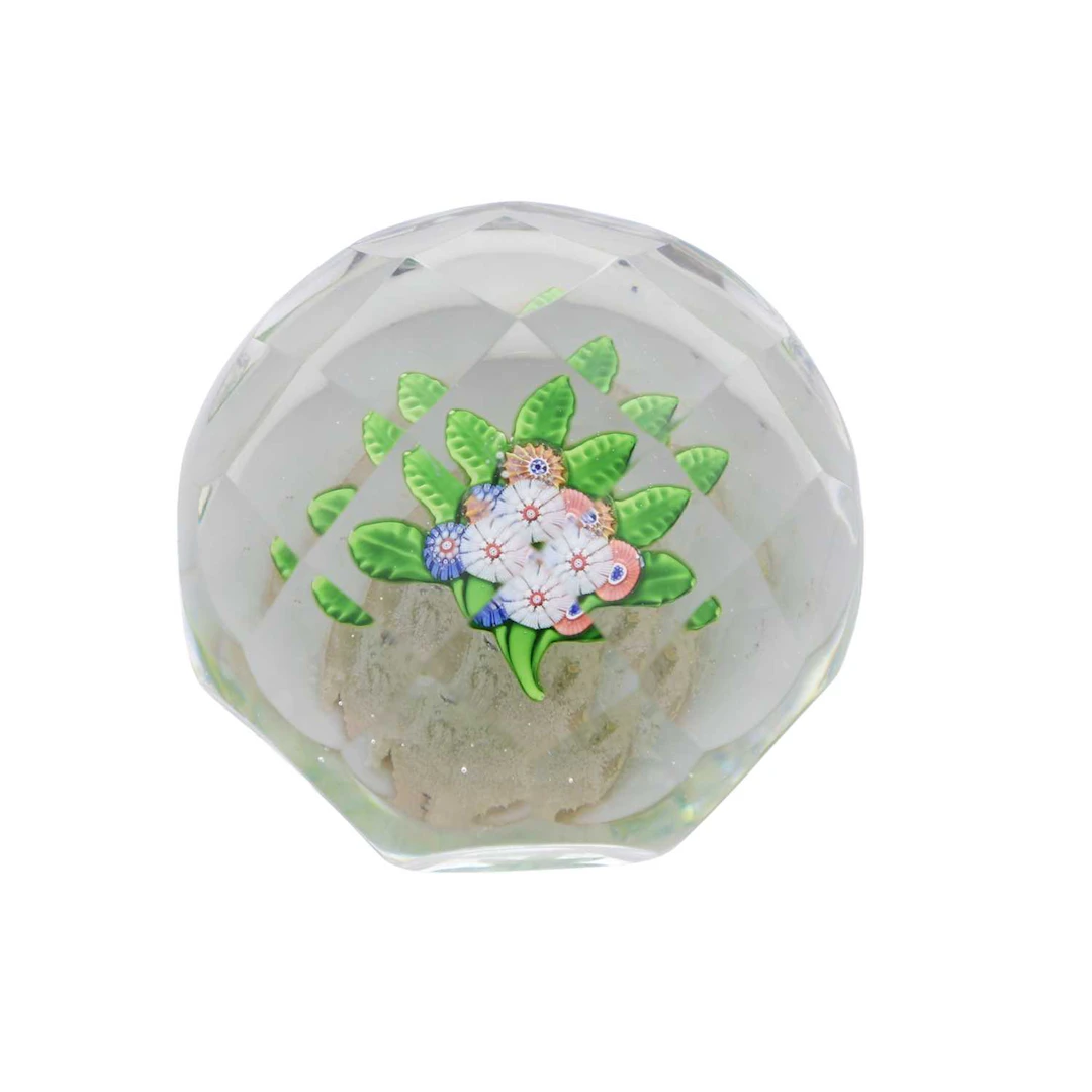 A St Louis glass bouquet paperweight circa 1850, French