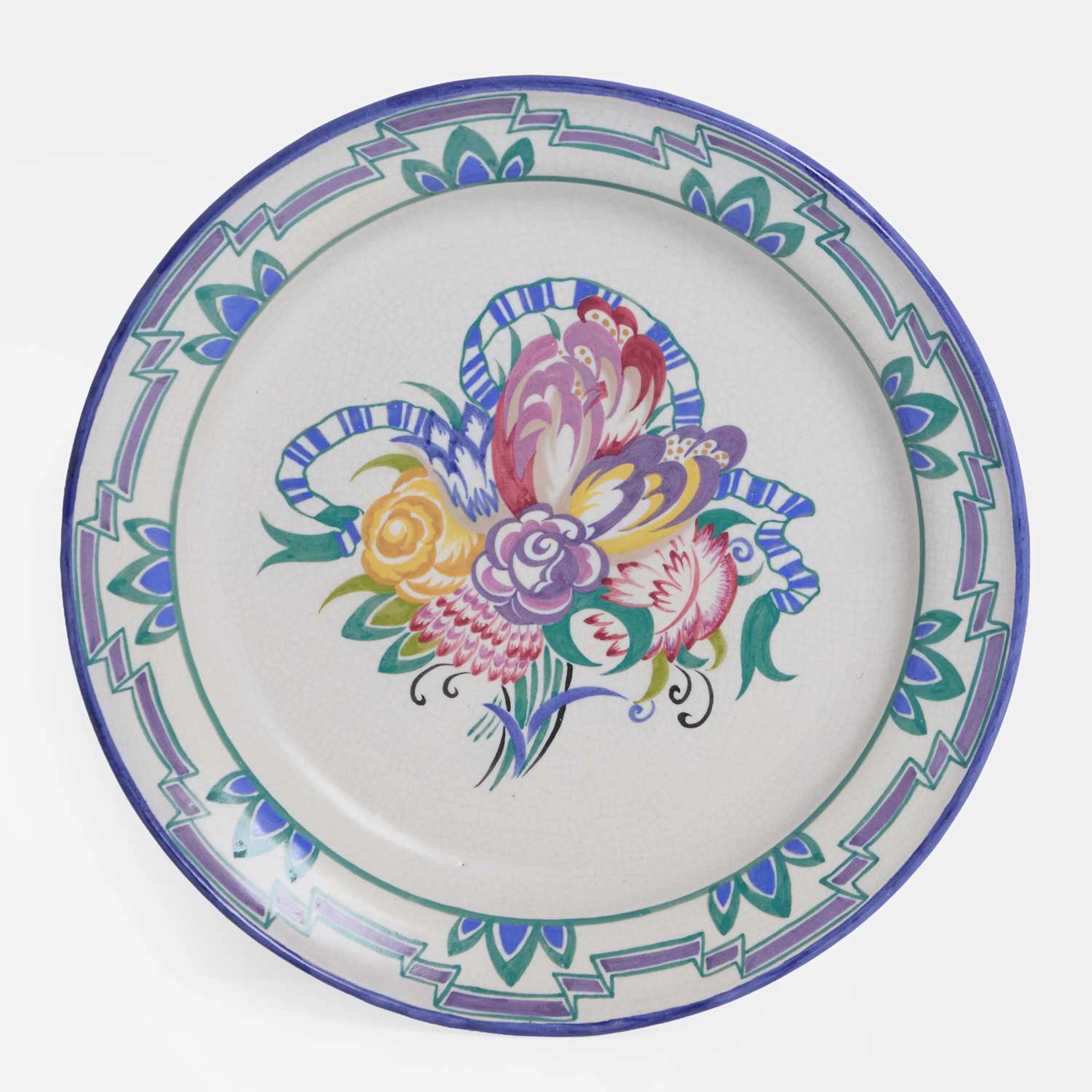 Carter Stabler Adams Poole Pottery a charger