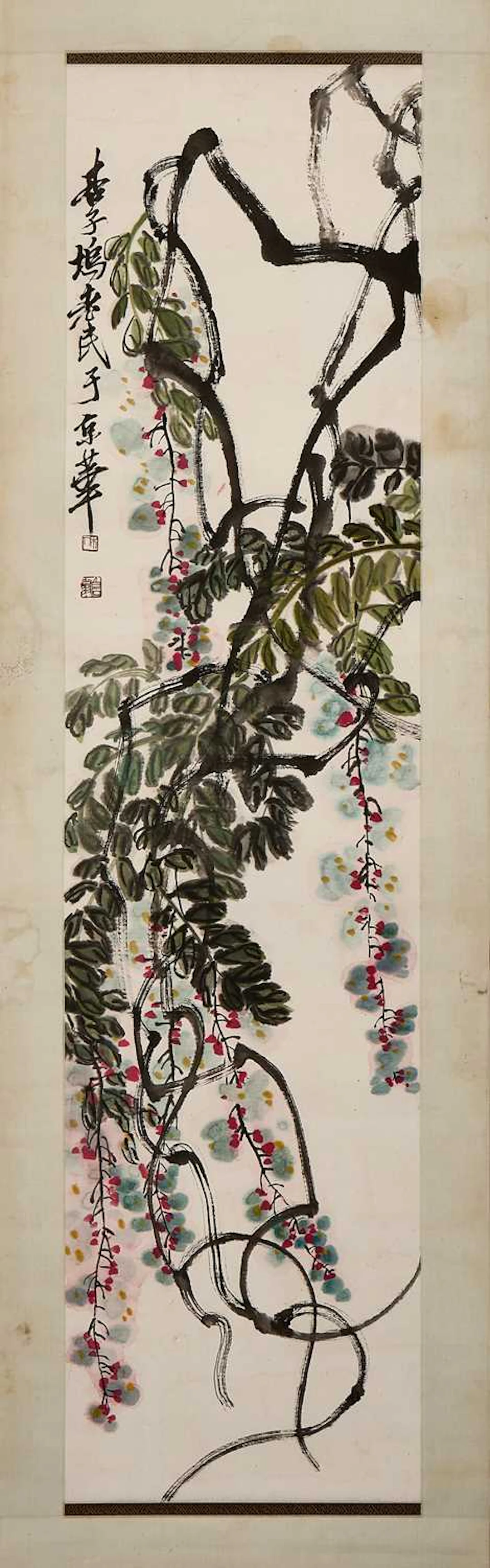 A Chinese gouache painting 20th century