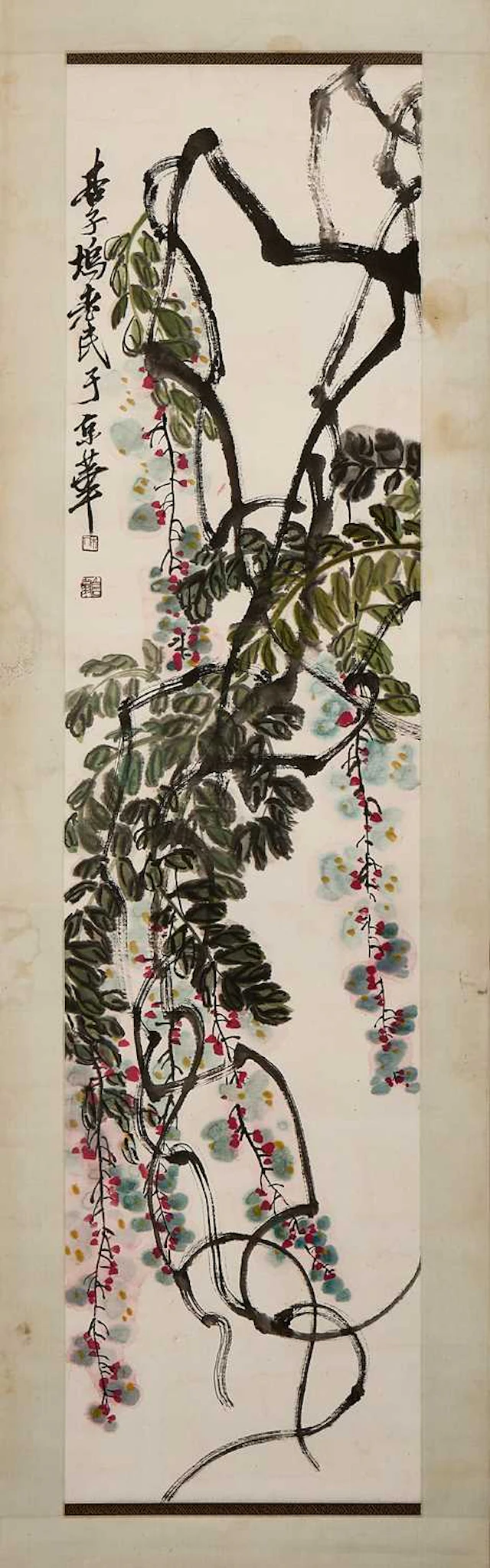 A Chinese gouache painting 20th century