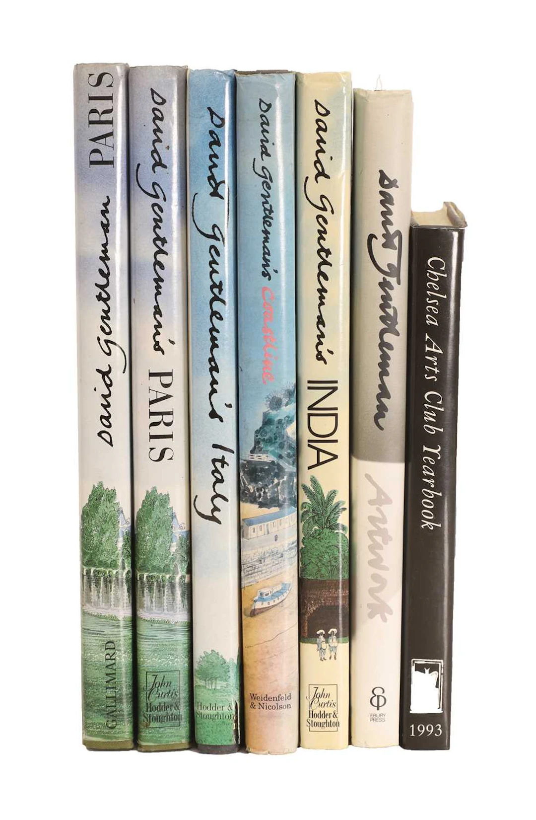 Gentleman, David (Six SIGNED vols.): 1- David Gentleman's INDIA.