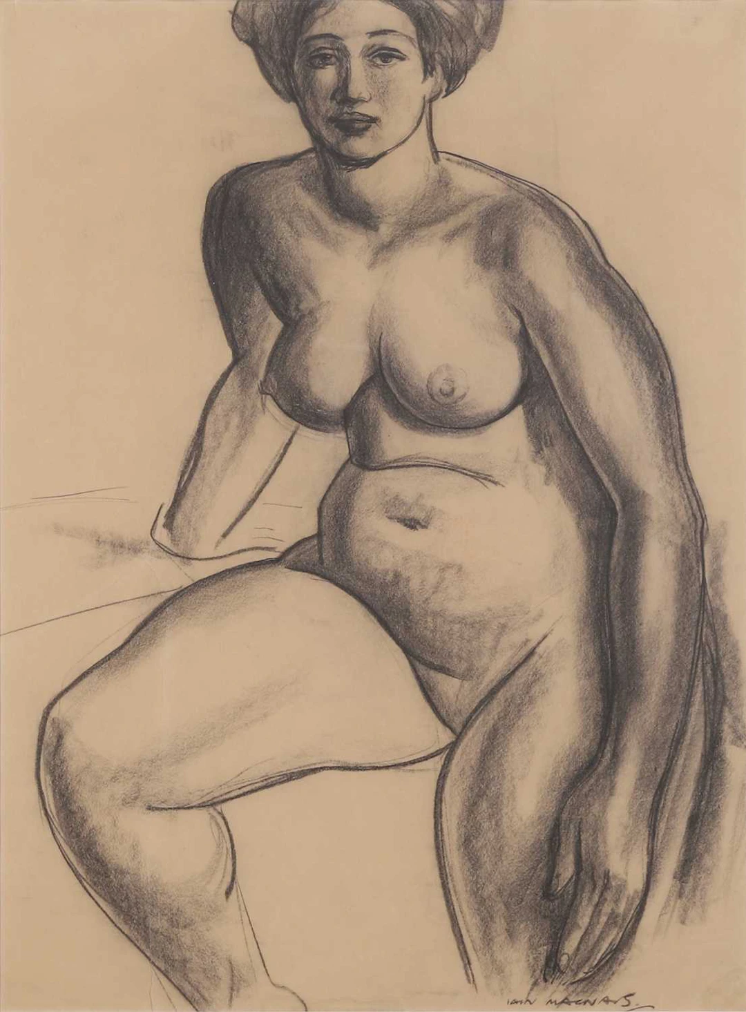 ▲ Iain Macnab (British, 1890-1967) Seated nude