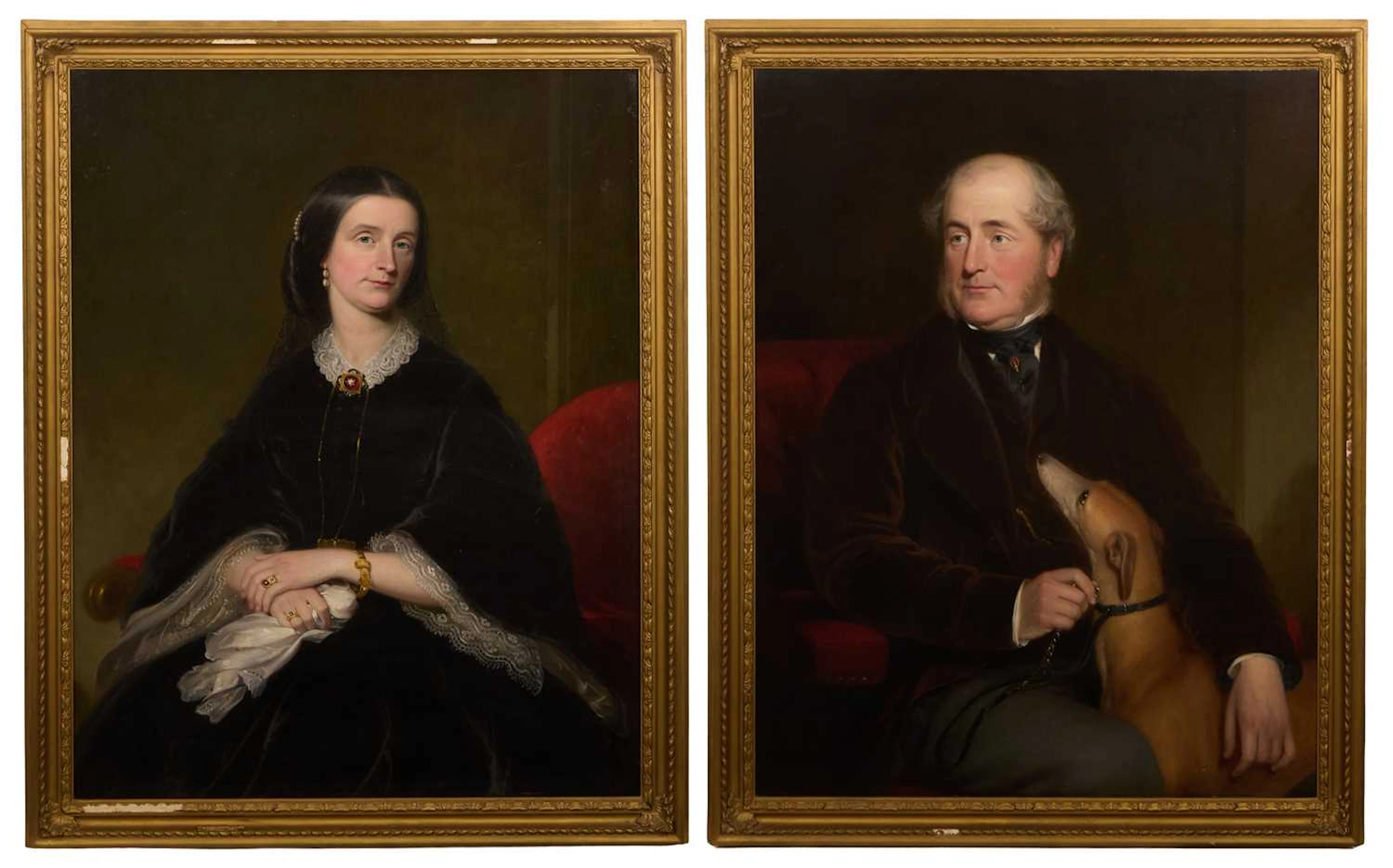 Solomon Cole (British, circa 1806-1893) Portrait of Mr. Charles Randell