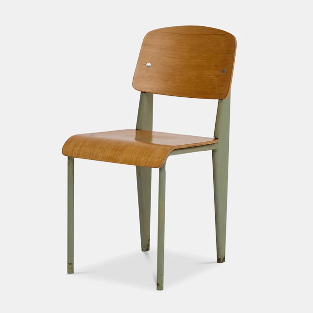 Attributed to Jean Prouvé (French, 1901-1984) a standard chair