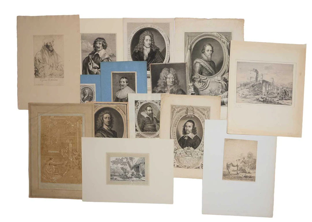A collection of 17th- and 18th-century engravings and etchings