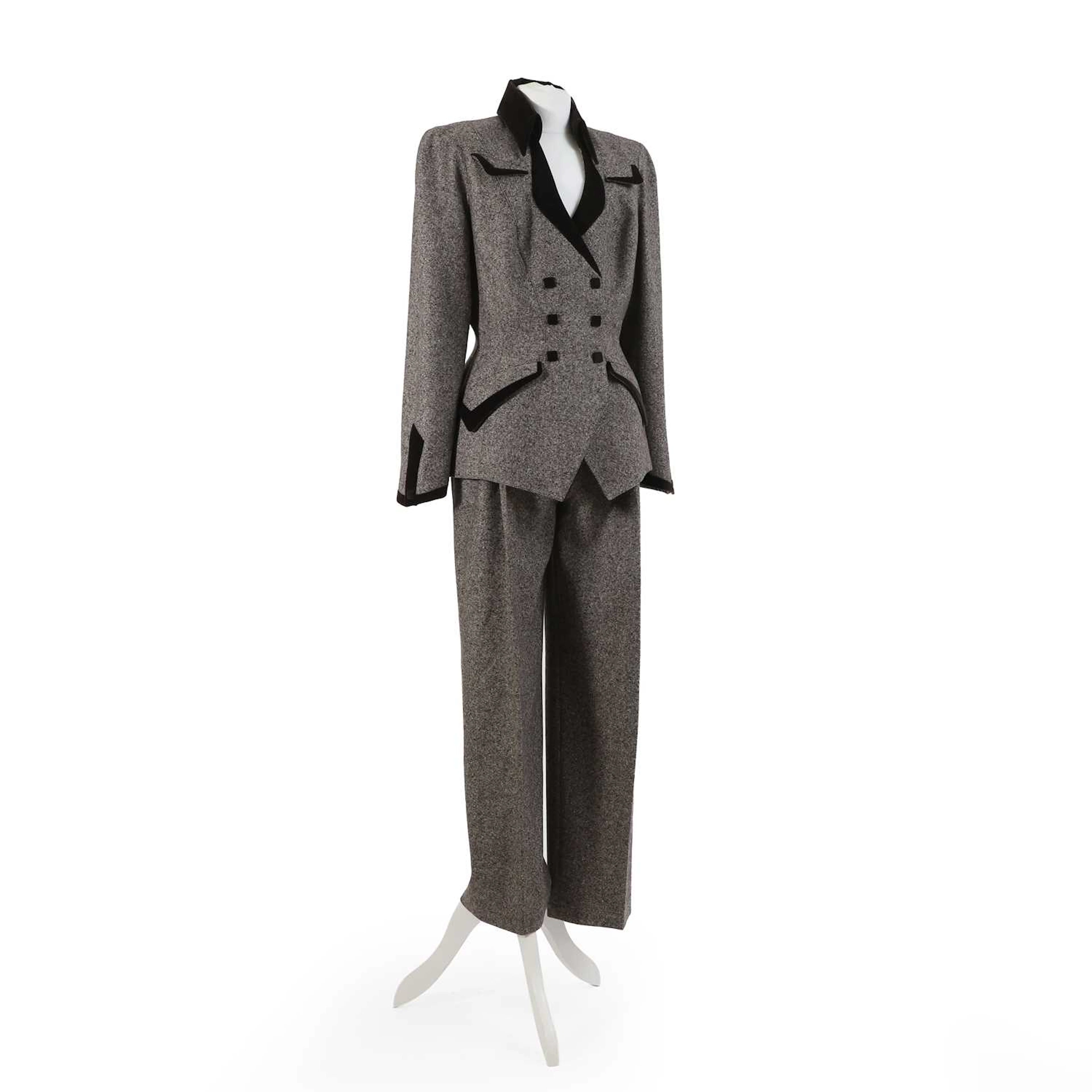 Thierry Mugler a wool two-piece suit