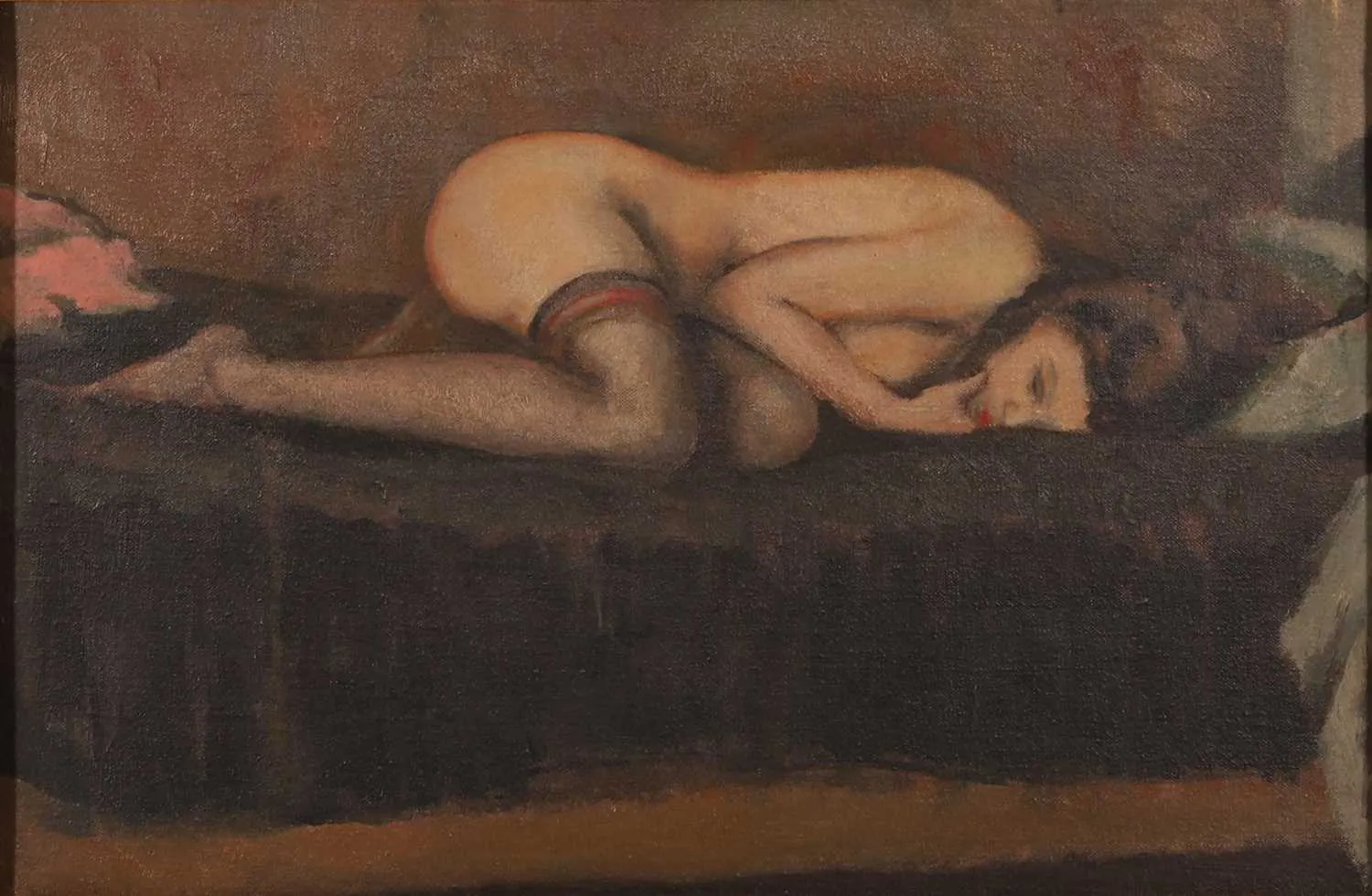 ▲ Clifford Hall (British, 1904-1973) Sleeping nude