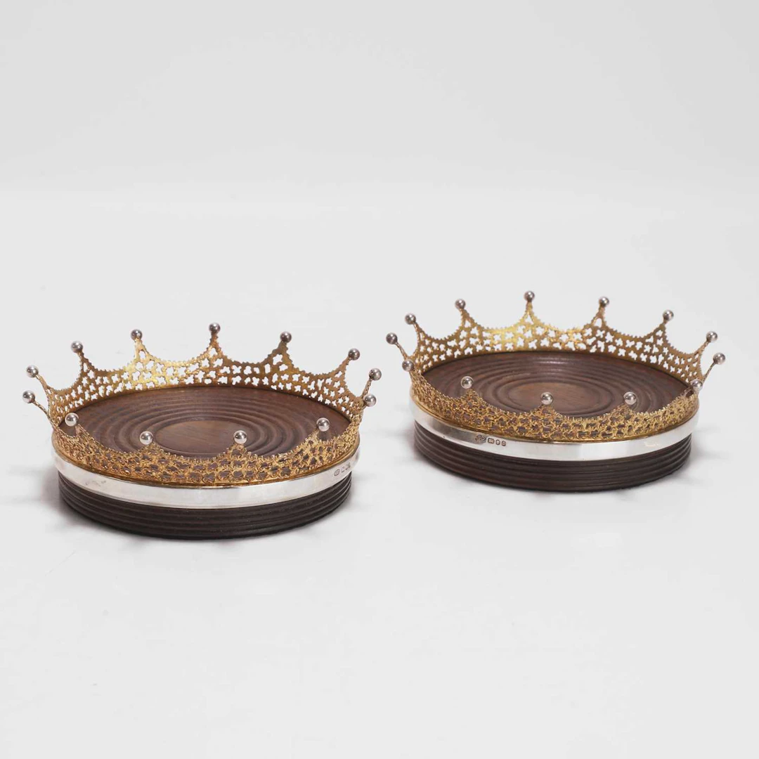 § ▲ Stuart Devlin (Australian-British, 1931-2018) a pair of silver