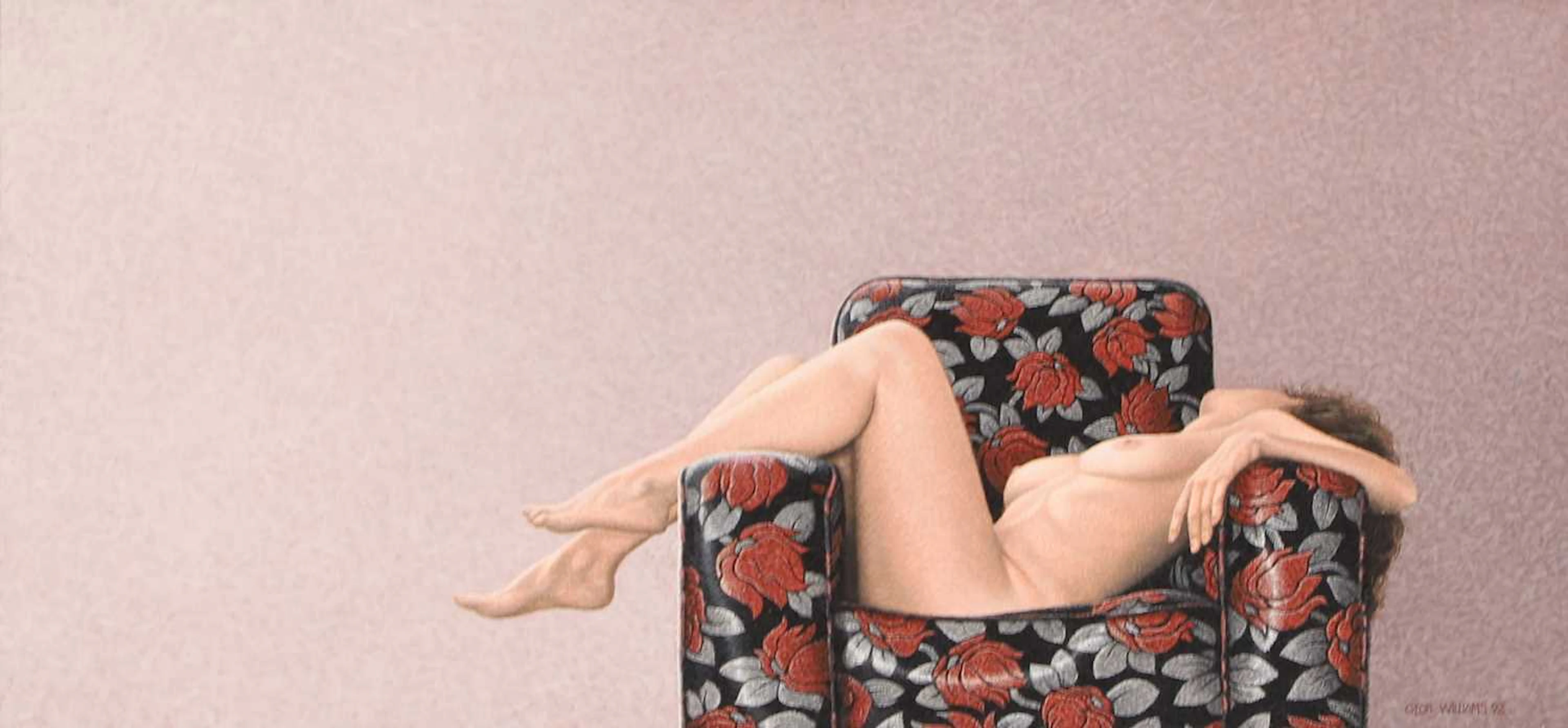 ▲ Geoff Williams (New Zealand, b.1957) Nude reclining on a chair