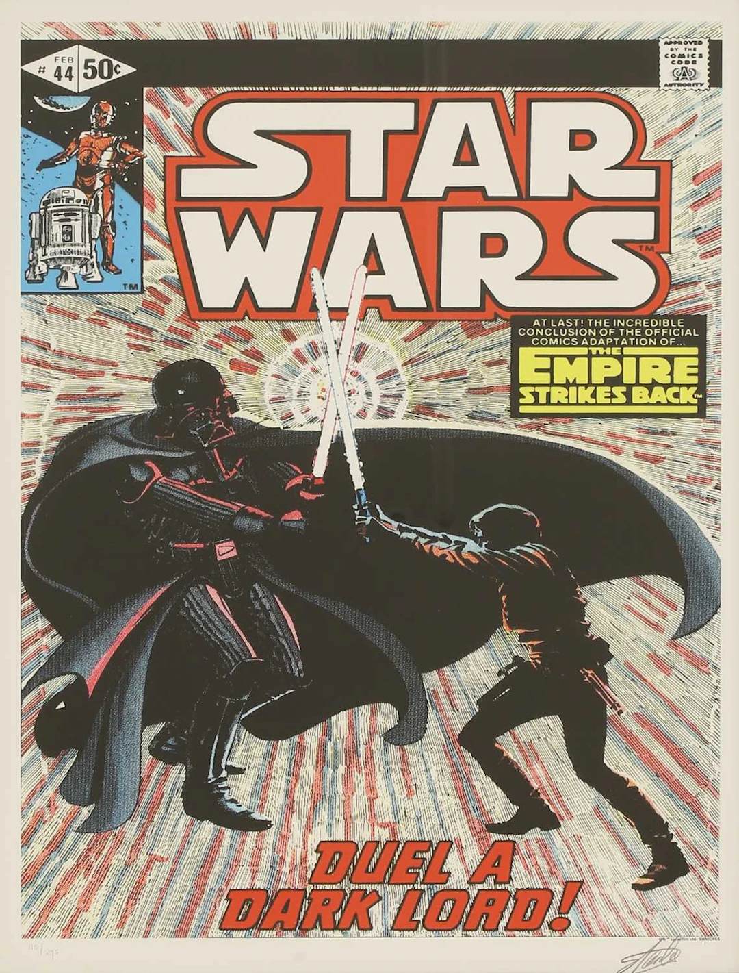 Marvel Star Wars #44 'The Empire Strikes Back - Duel a Dark Lord!', 2015