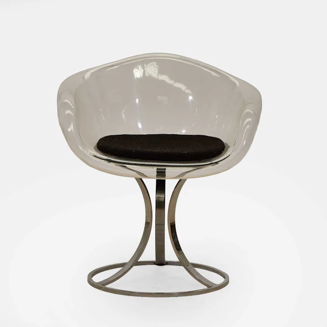Peter Hoyte (British, 20th century) a rare clear acrylic chair
