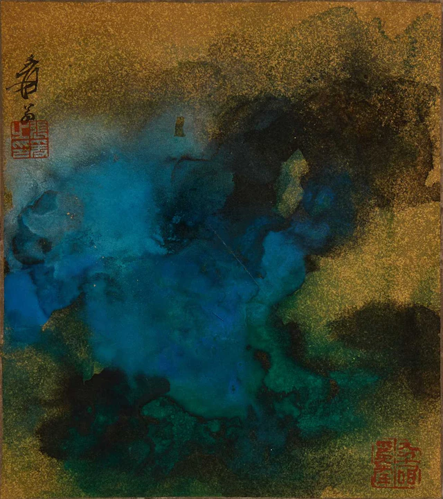 A Chinese gouache painting 20th century