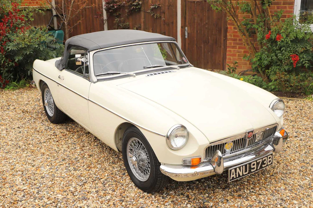 A 1964 MGB GT Roadster