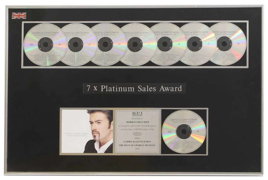 7-platinum sales award George Michael, 'Ladies & Gentlemen: The Best