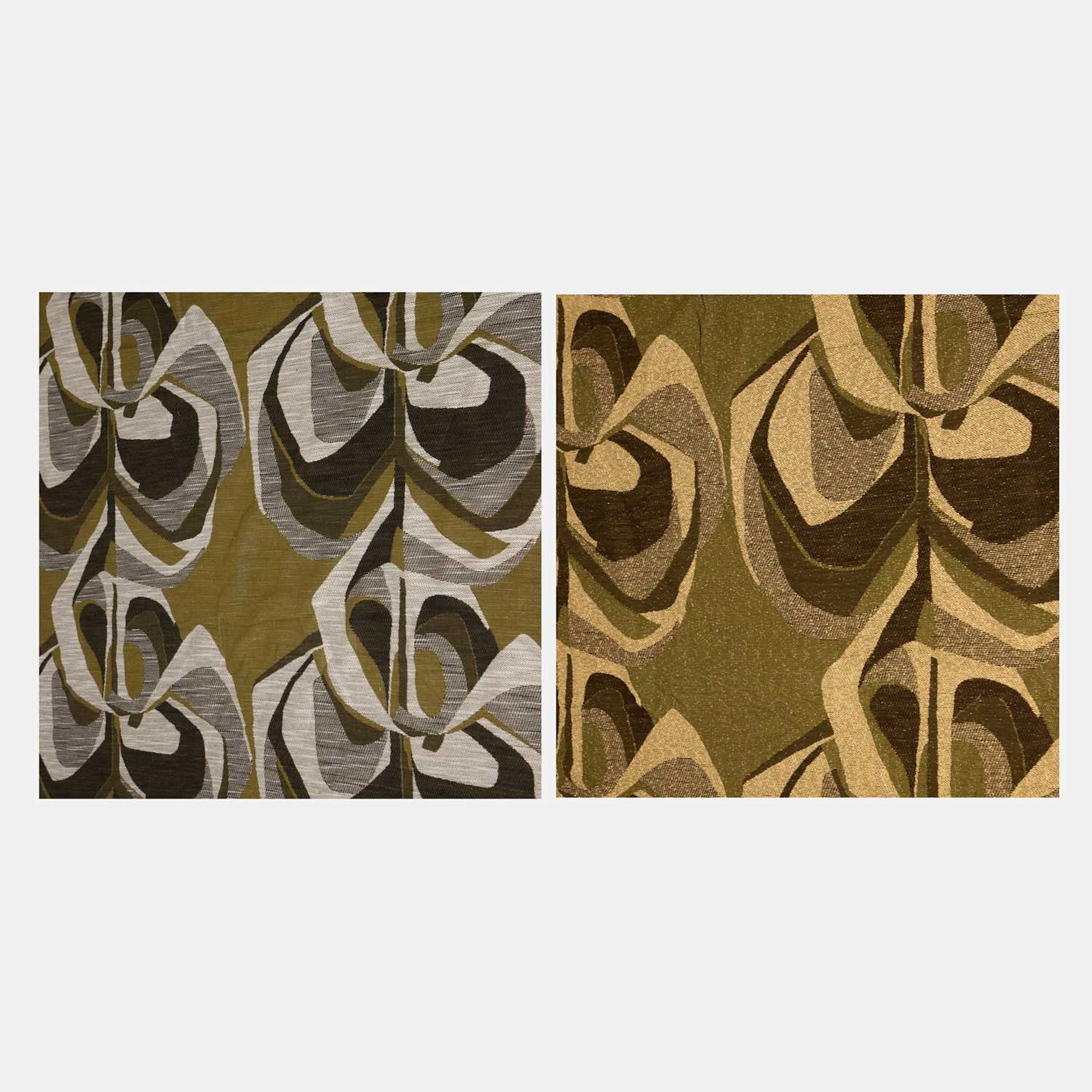 John Wright for Edinburgh Weavers a near pair of 'Kabadi' fabric rolls