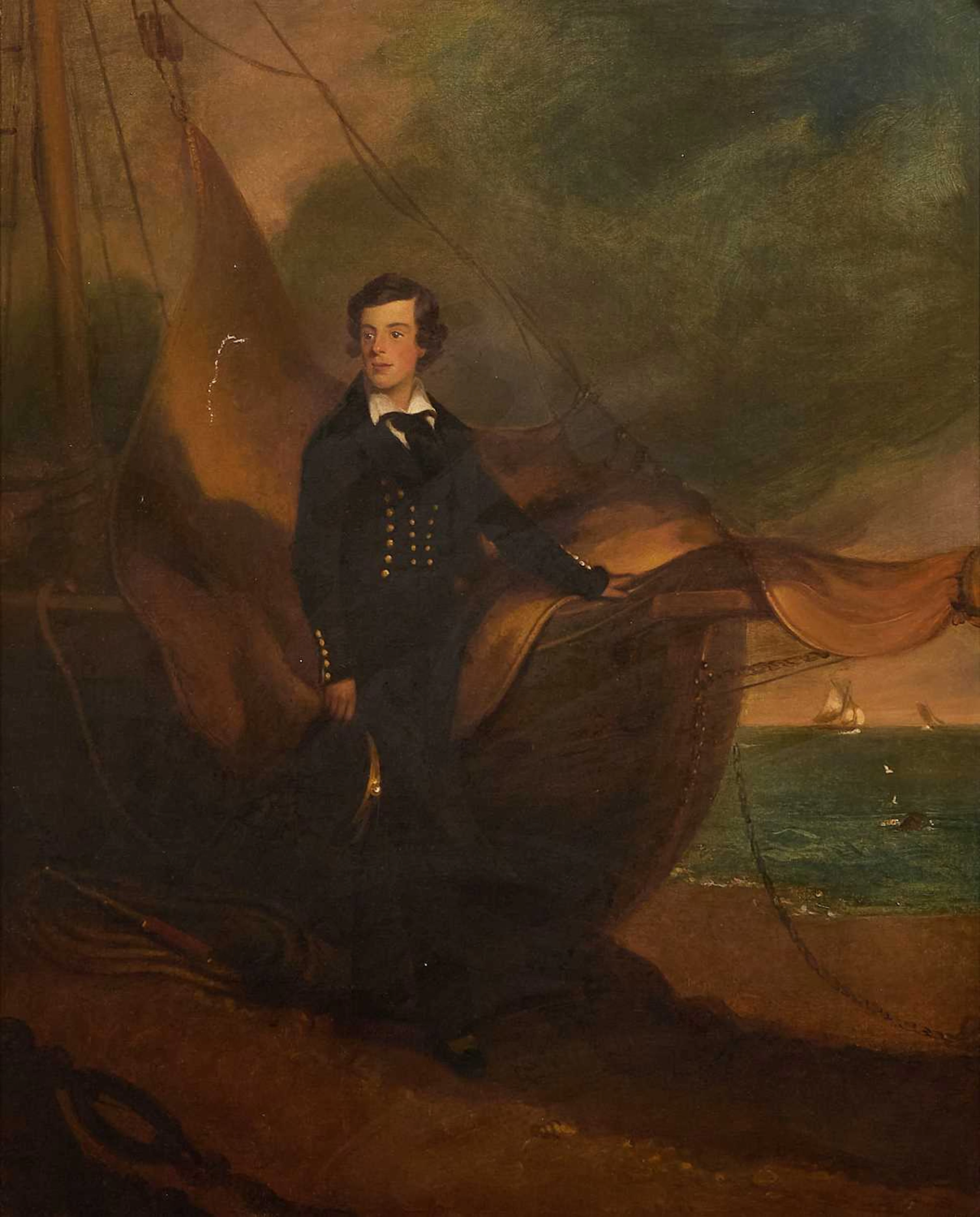 Circle of Richard Livesay (British, 1753-1826) Portrait of a midshipman