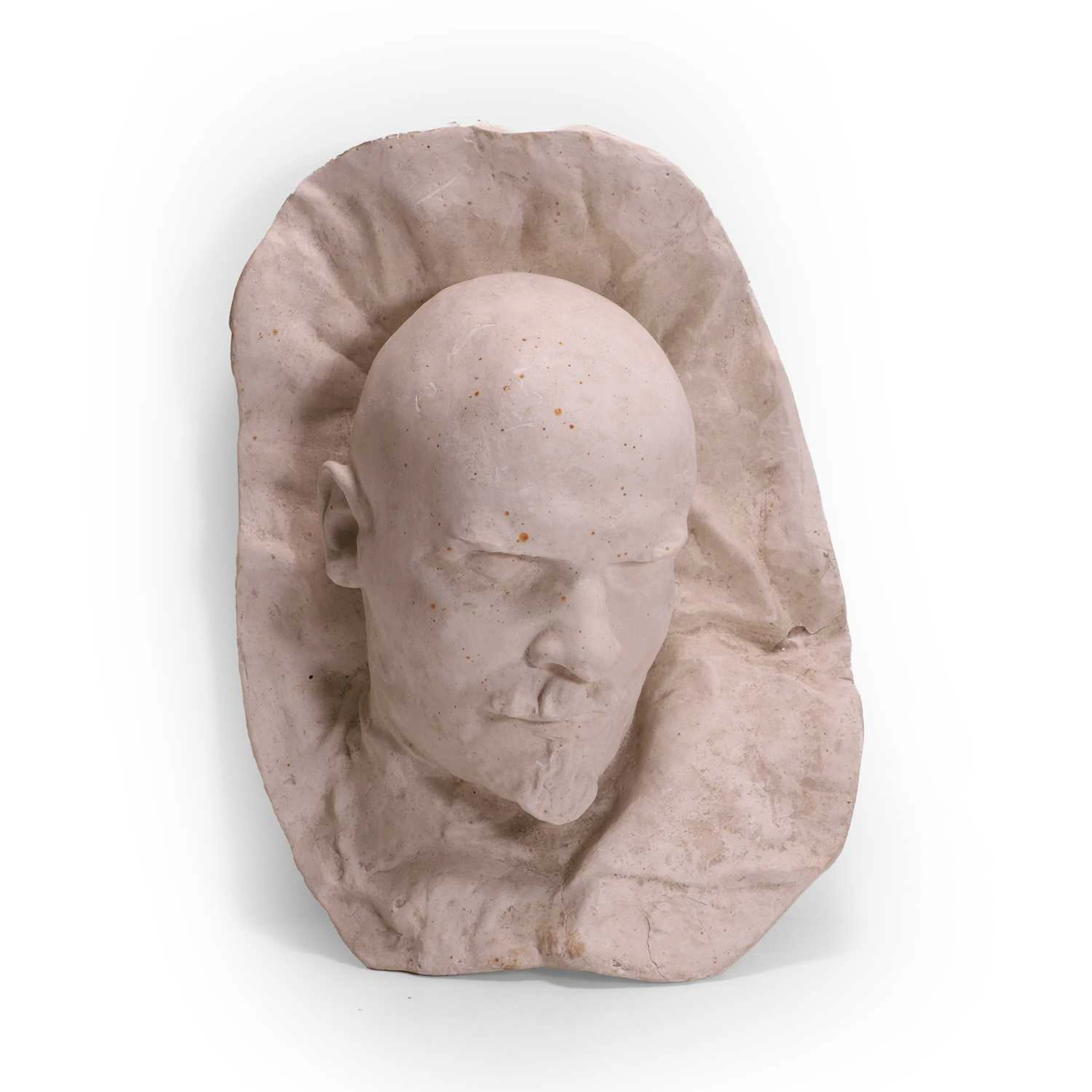 A death mask of Vladimir Lenin 20th century, Russian