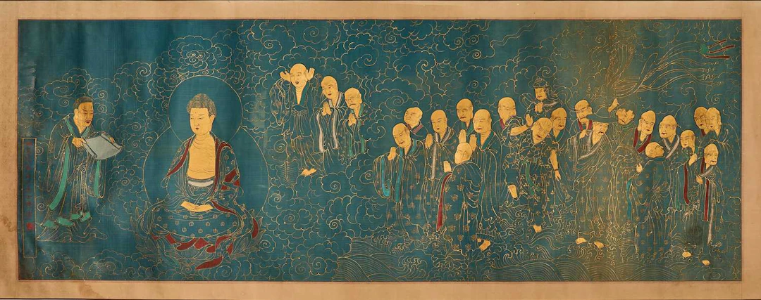 A Chinese gouache painting 20th century