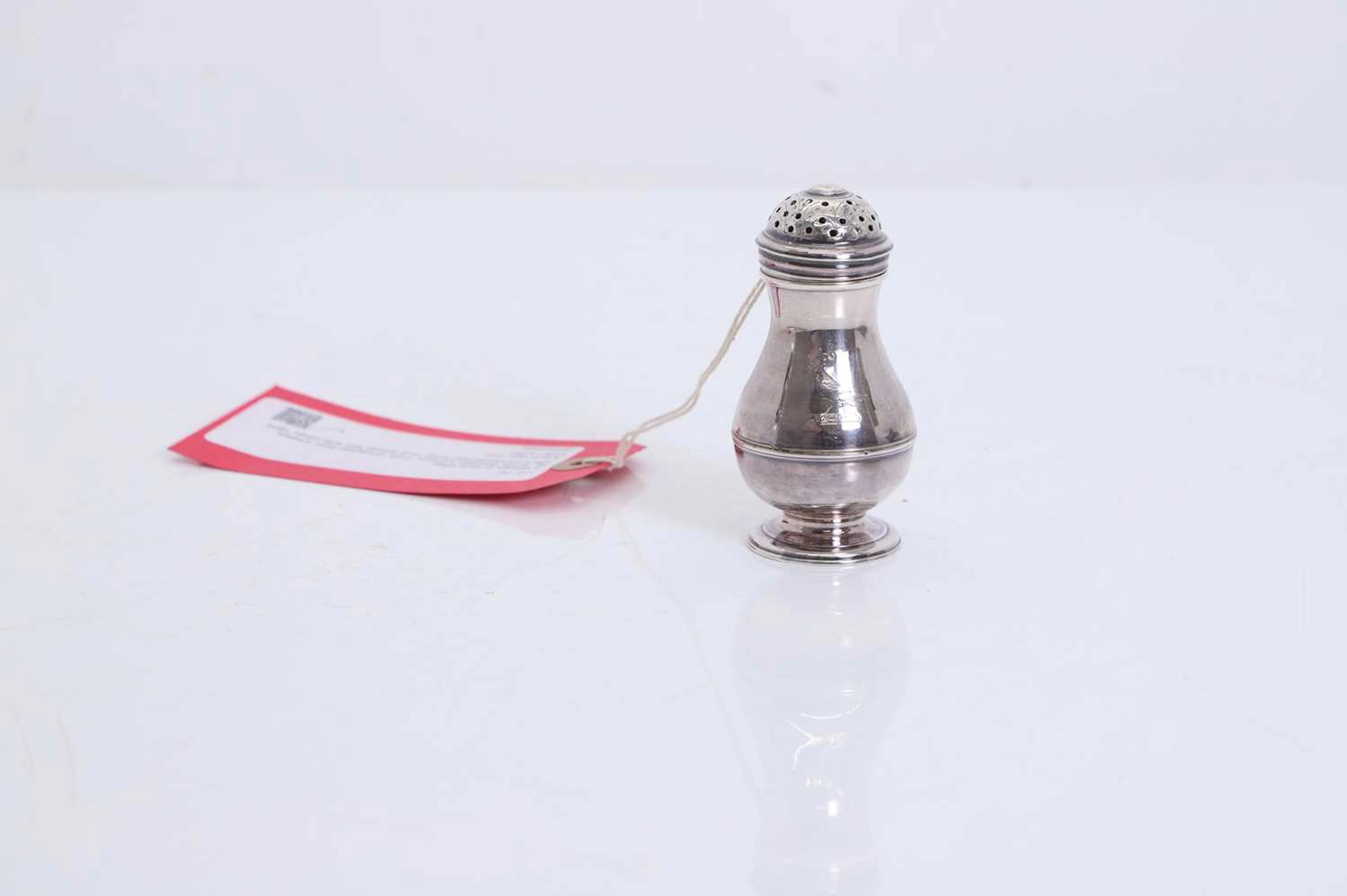 A George III silver sifter